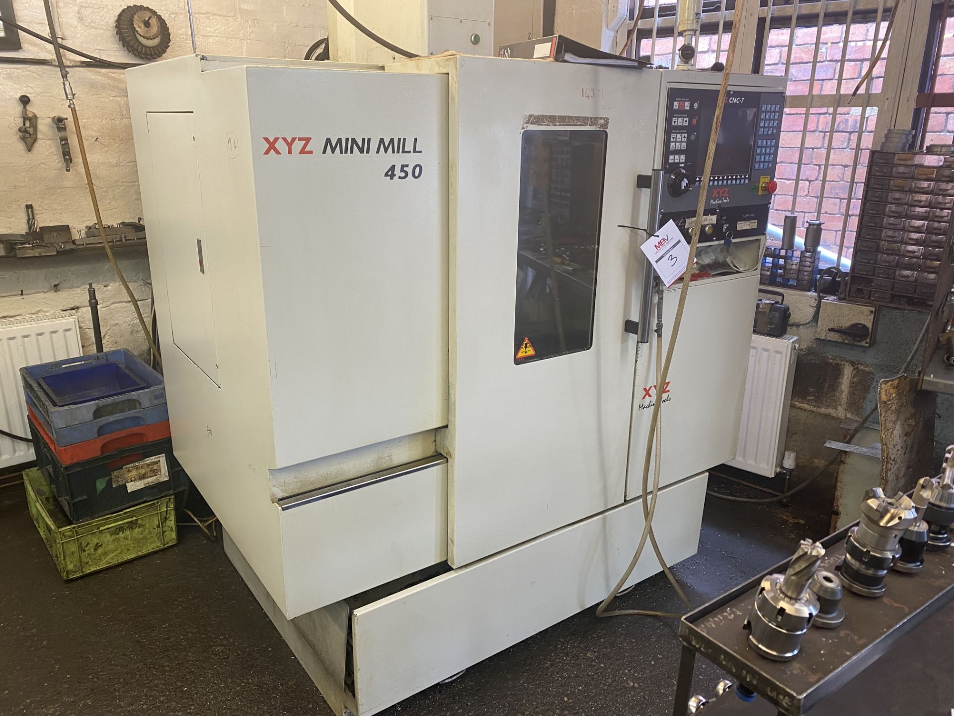 (2008) XYZ Mini Mill 450 CNC Vertical Machine Centre