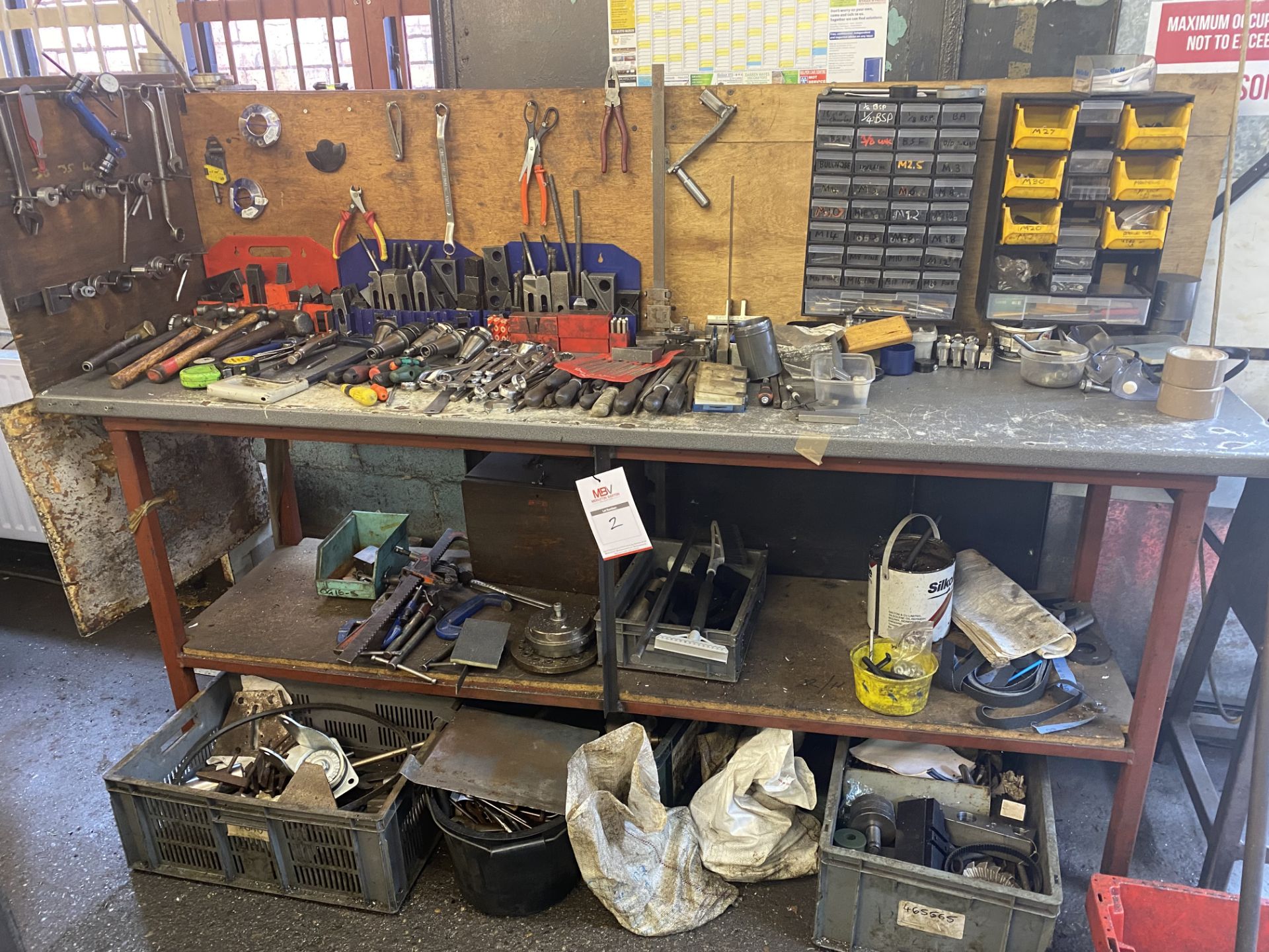 Tool Bench and Miscellaneous Contents