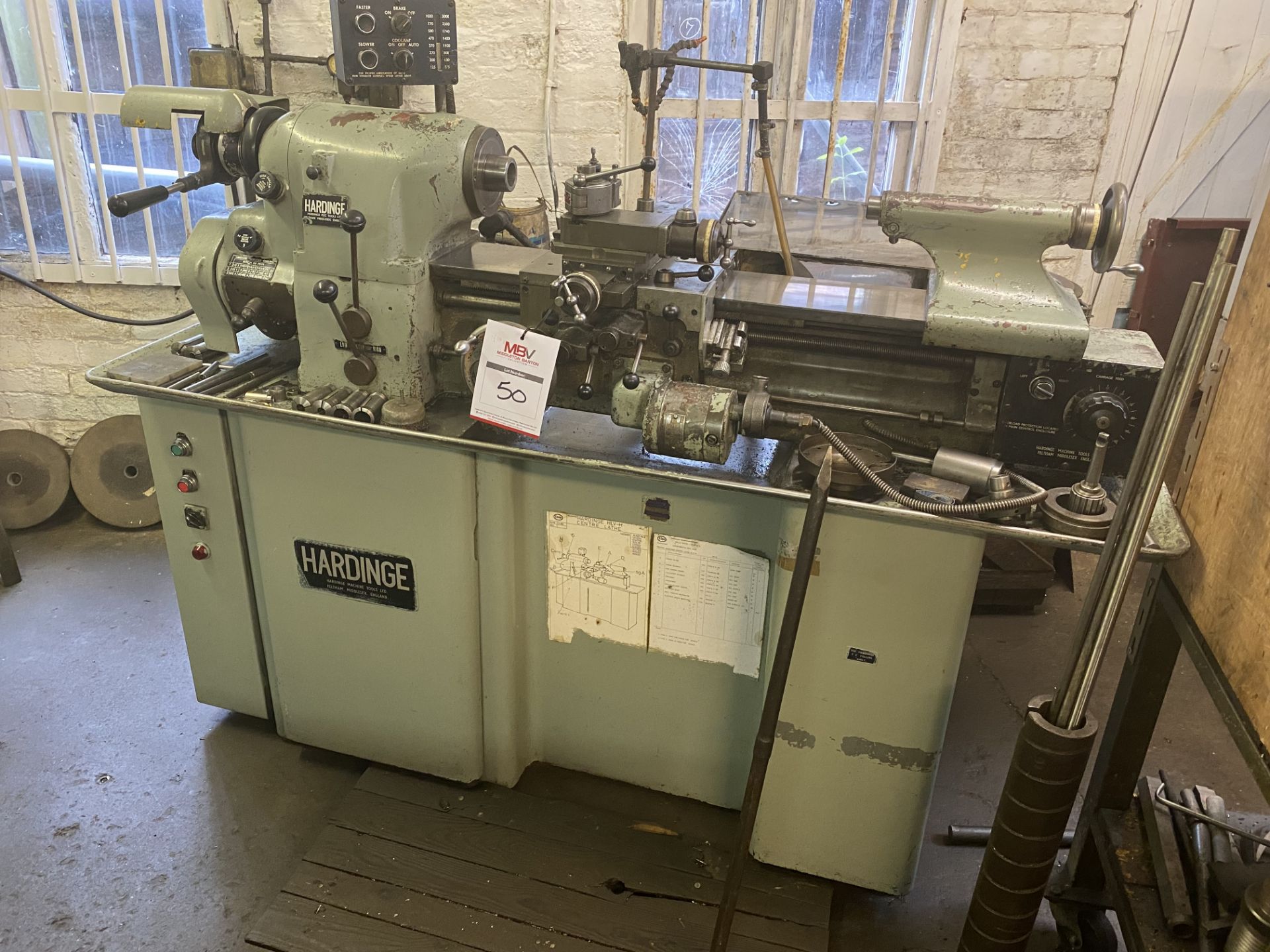 (1986) Hardinge HLV-H Centre Lathe