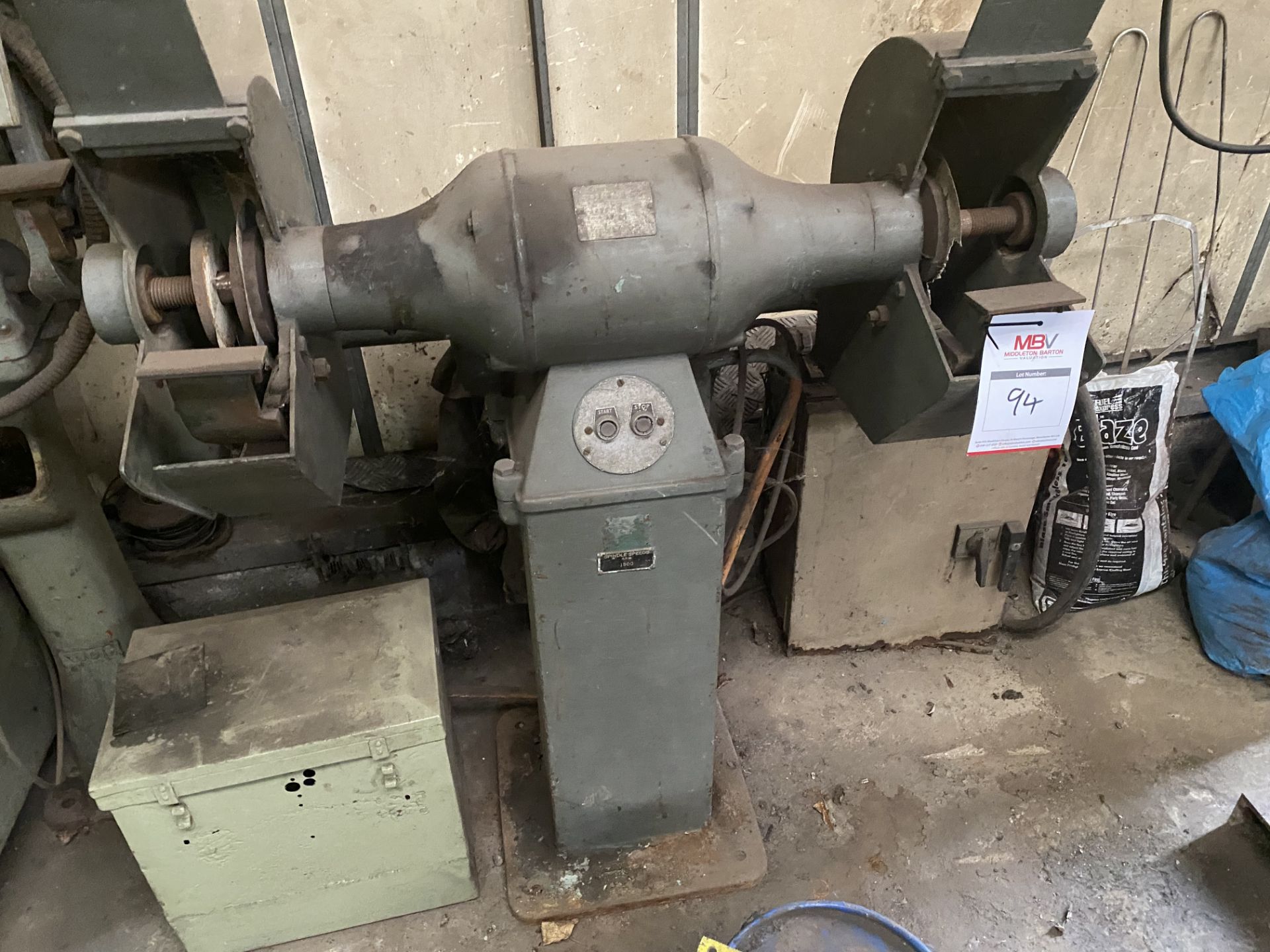 Double End Pedestal Grinder