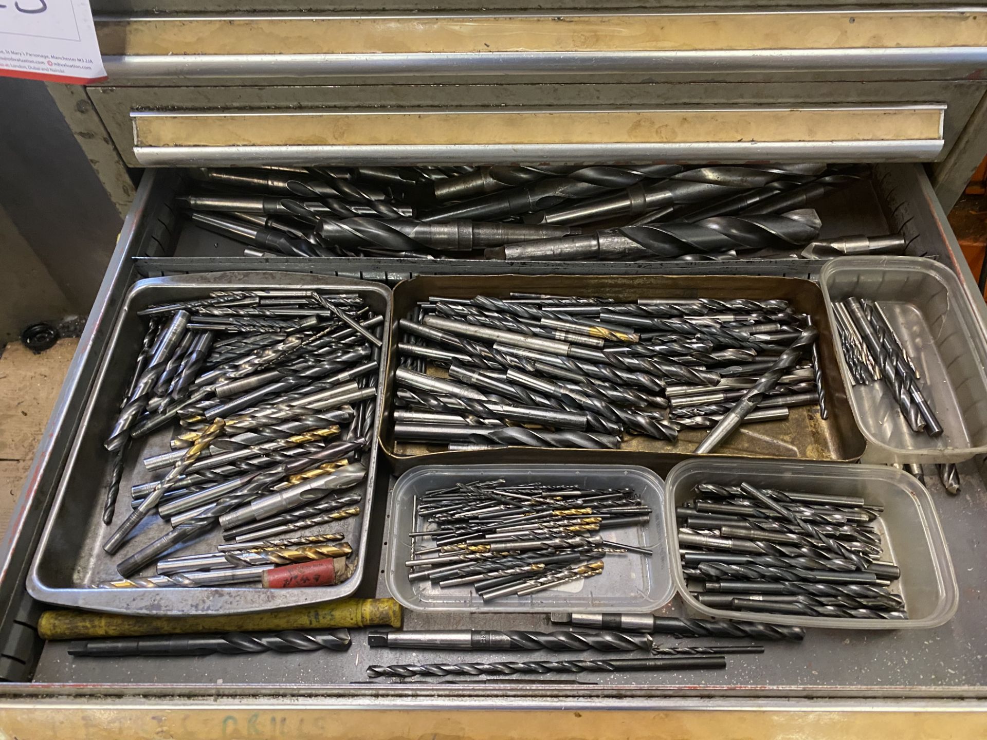 Multi Drawer Metal Cabinet & Contents - Image 6 of 11