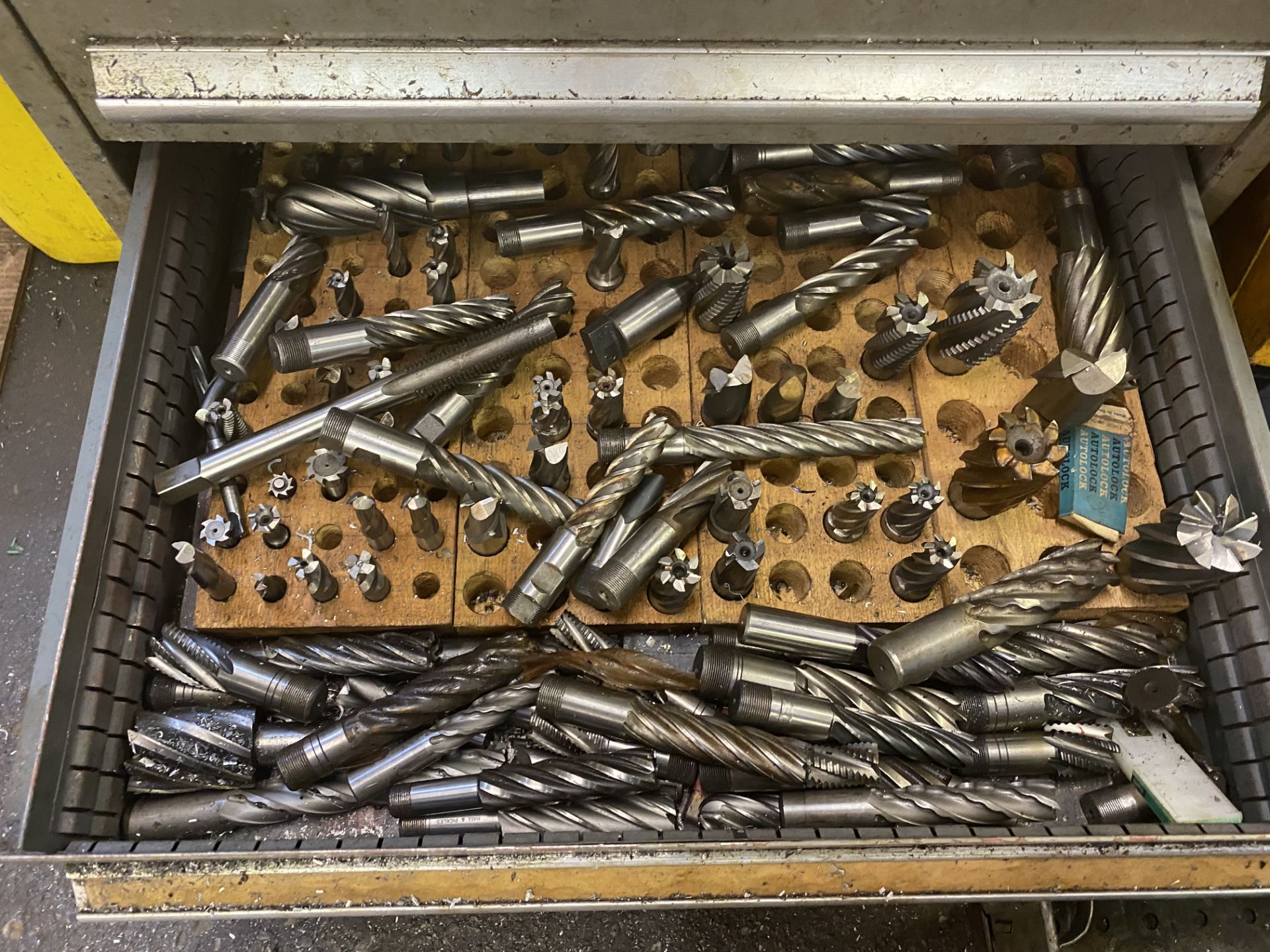 Multi Drawer Metal Cabinet & Contents - Image 11 of 11