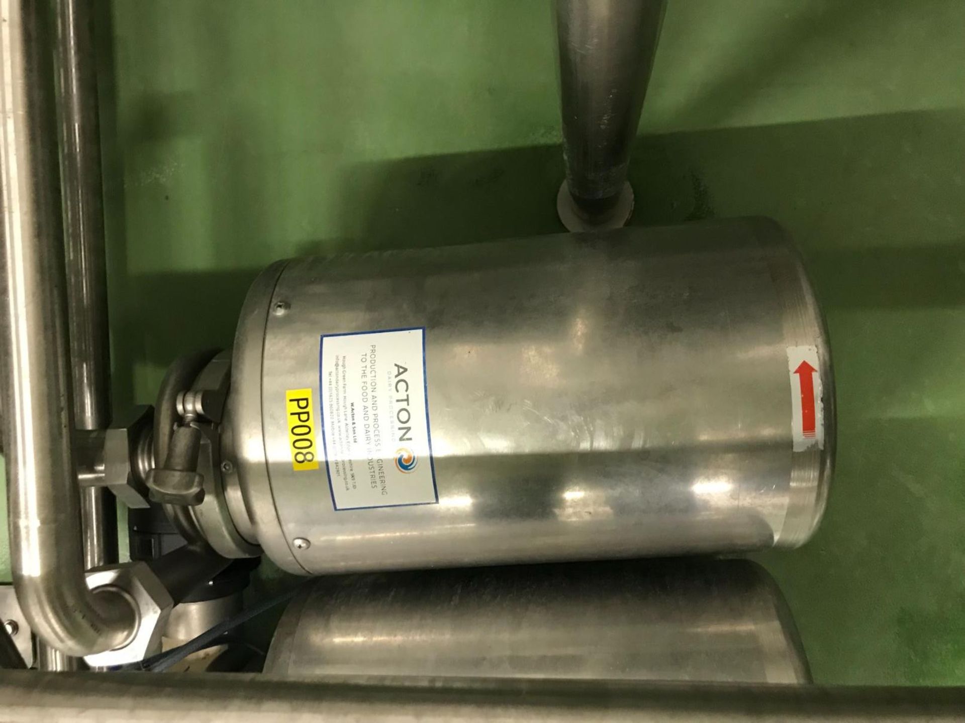Acton stainless steel centrifugal pump. Ref: PP008