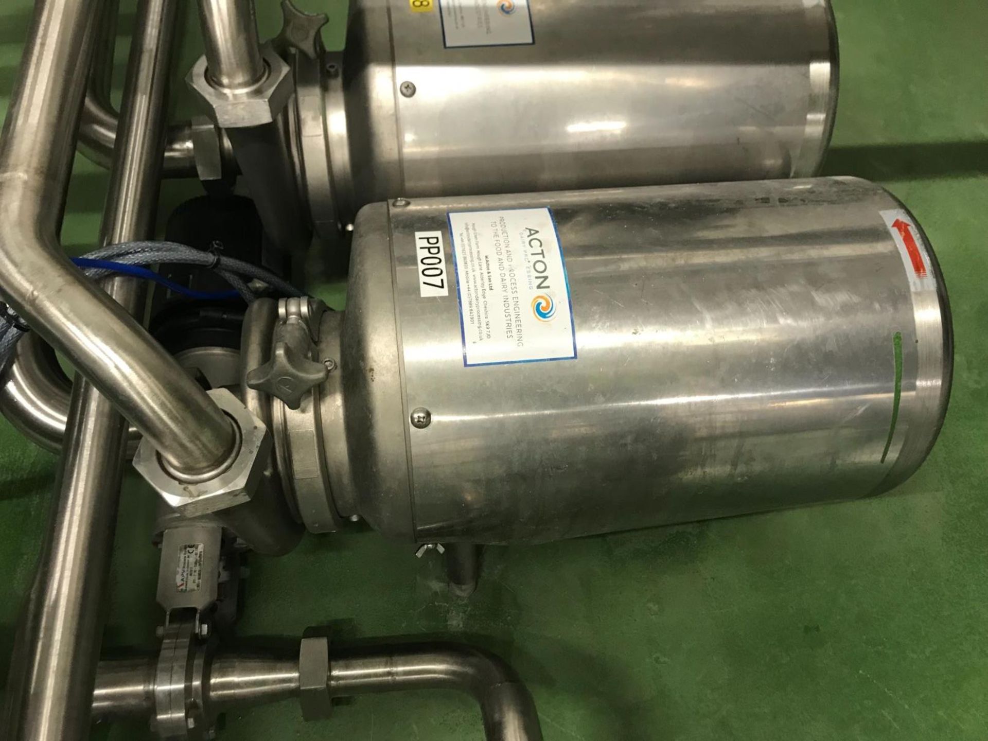 Acton stainless steel cetrifugal pump. Ref: PP007 - Image 3 of 3