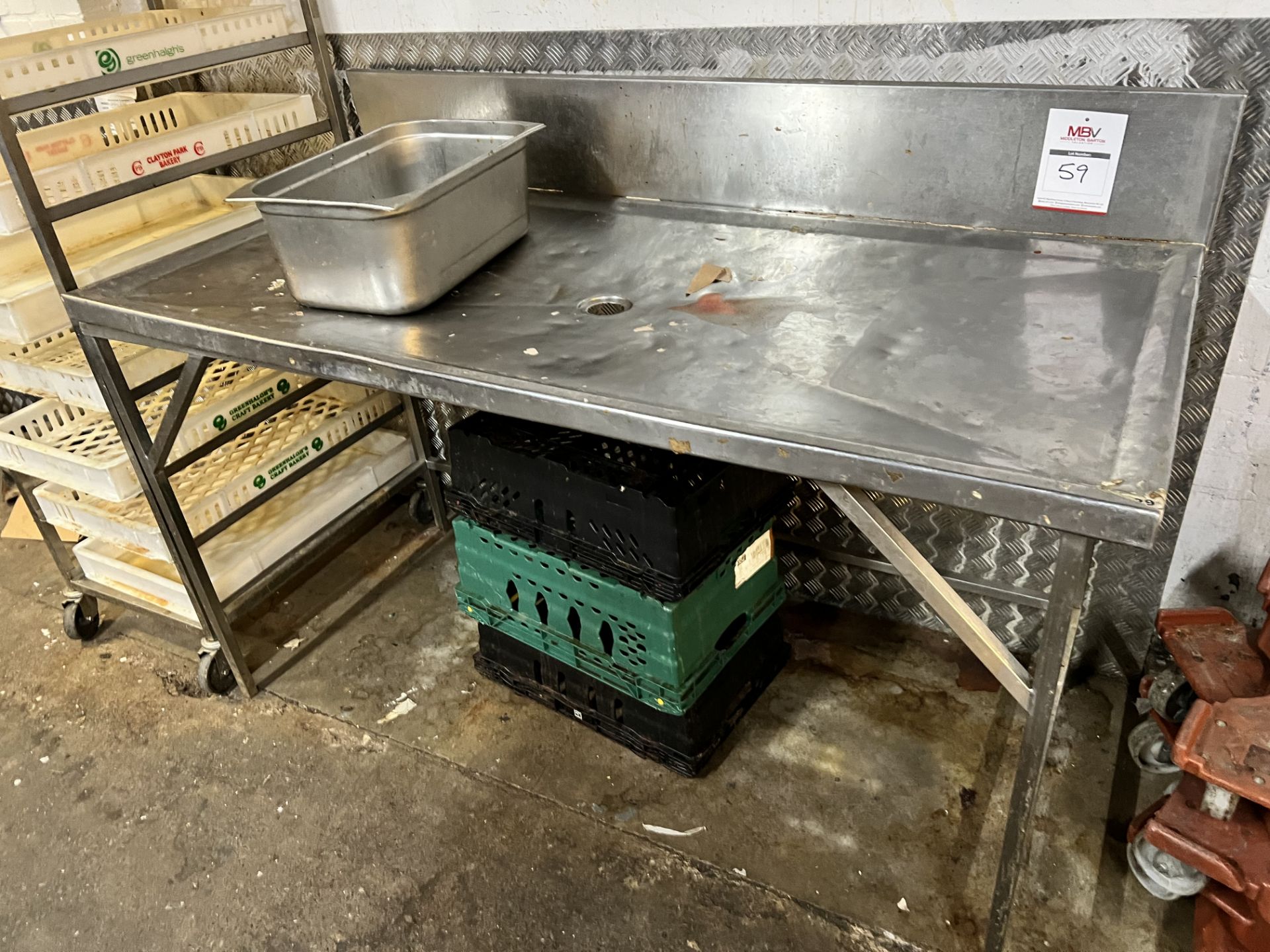 Stainless Steel Draining Table