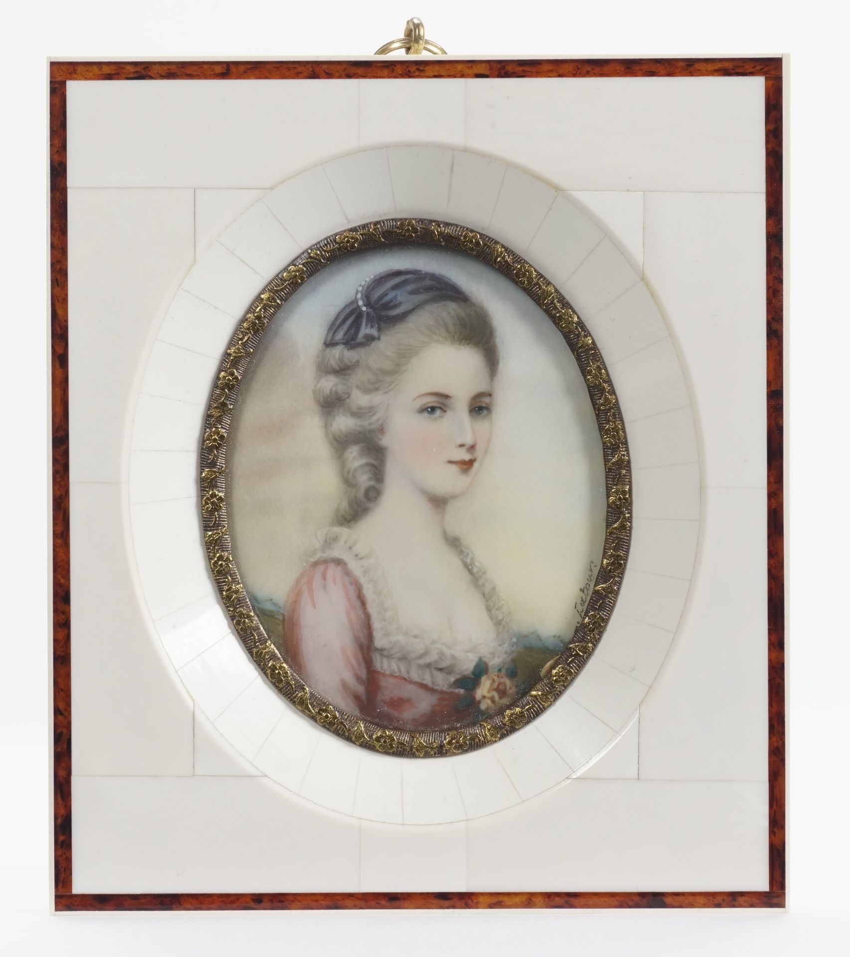 Miniatur-Portrait von Constanze Weber, Mozarts Braut