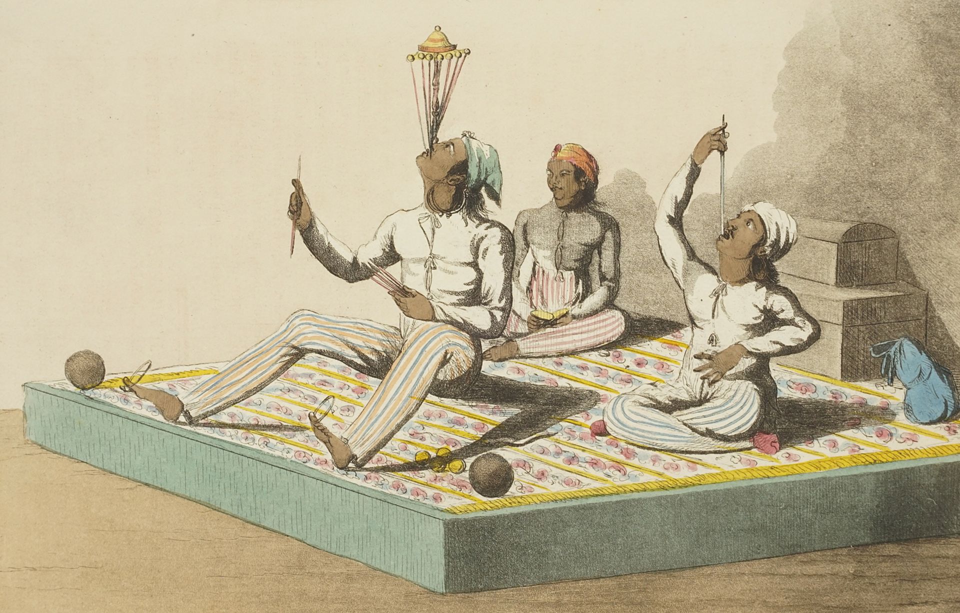 "The indian jugglers" (Die indischen Gaukler)