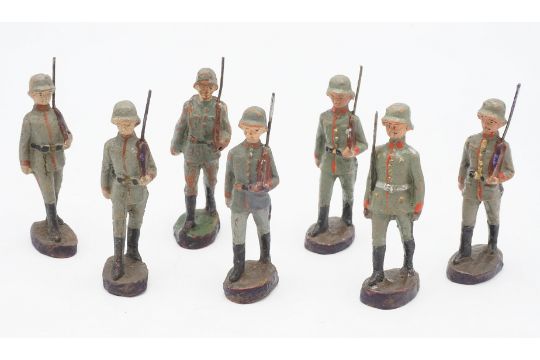 15 Elastolin Figuren Reichswehr / Wehrmacht - Bild 4 aus 6