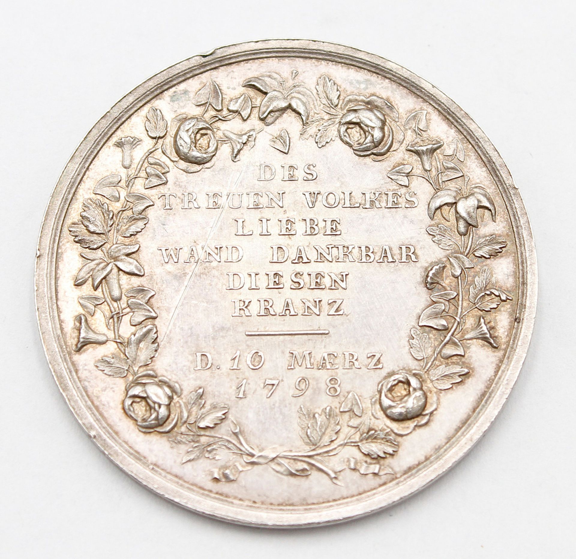 Silbermedaille von Luise von Preussen, 1798 - Bild 2 aus 2