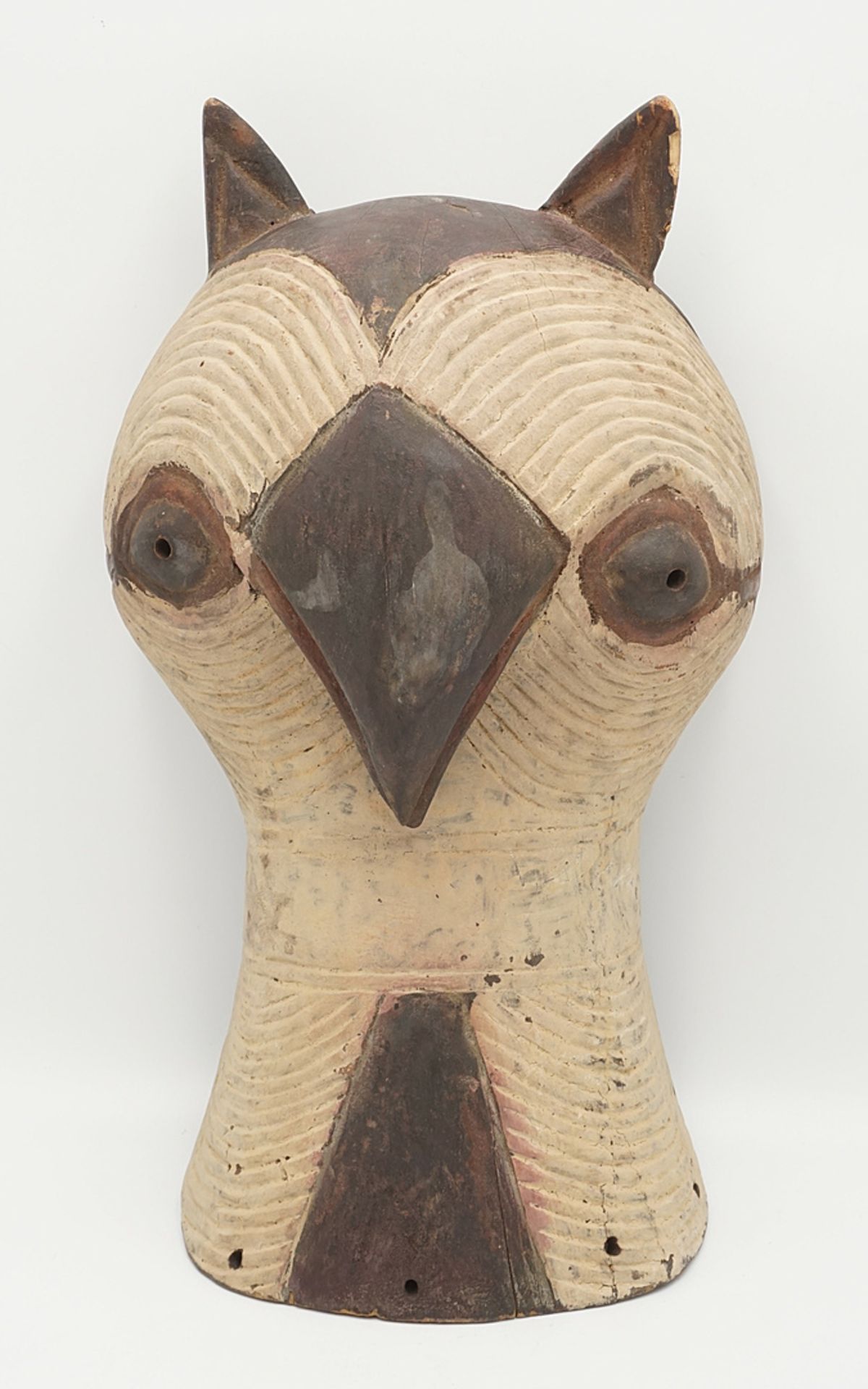 Bird mask, probably Luba, DR Congo