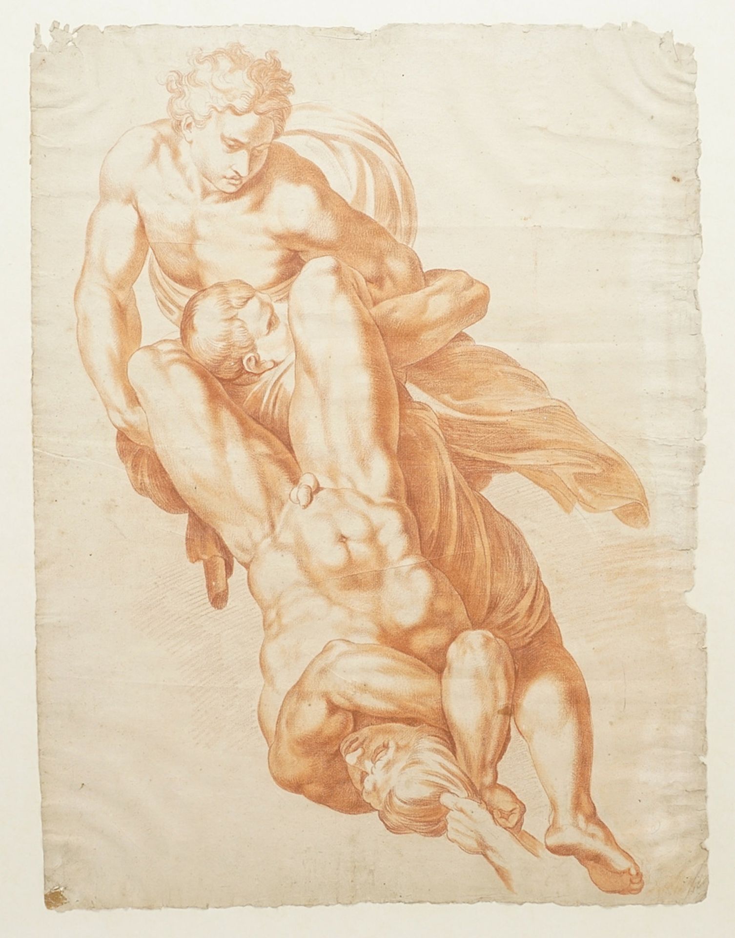 Michelangelo Buonarroti, Kampf um die Seele (Figurengruppe aus dem Jüngsten Gericht)
