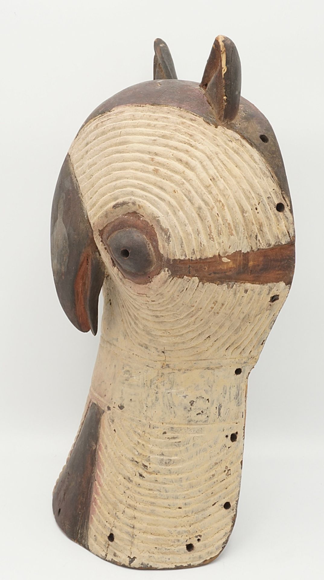 Bird mask, probably Luba, DR Congo - Image 3 of 4