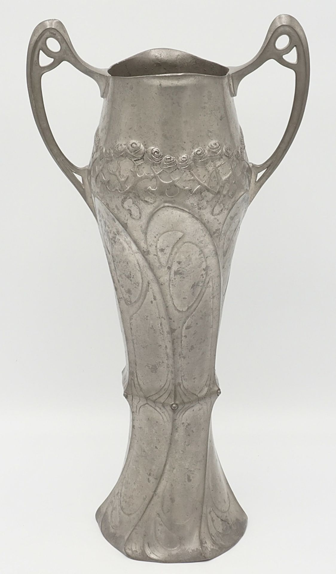 Juventa Prima Metal Doppelhenkelvase, vermutlich 1902-1908 - Bild 2 aus 3