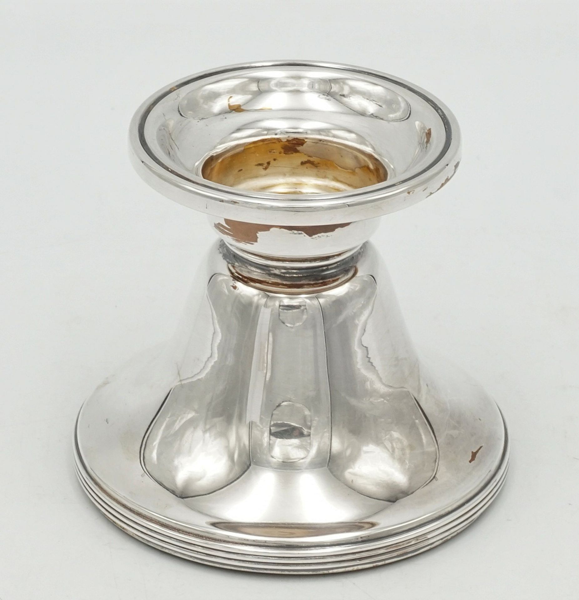 Kännchen, Vase und Kerzenhalter aus Silber - Bild 5 aus 6