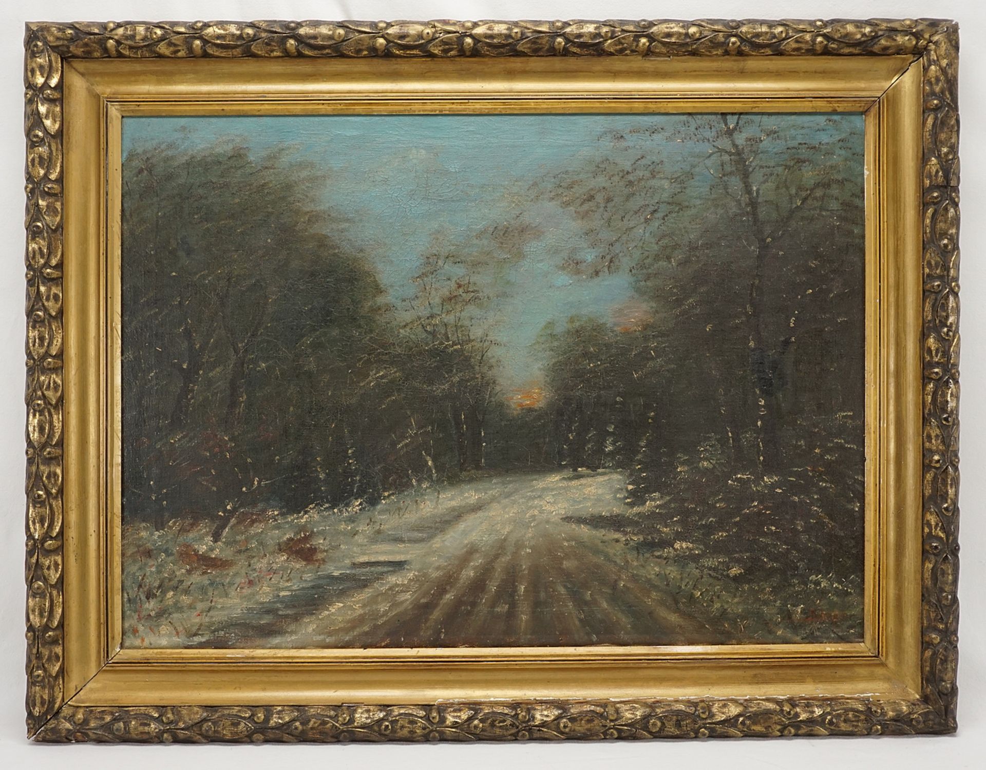 Friedrich Schaper,  "Winterwaldweg" - Bild 2 aus 4