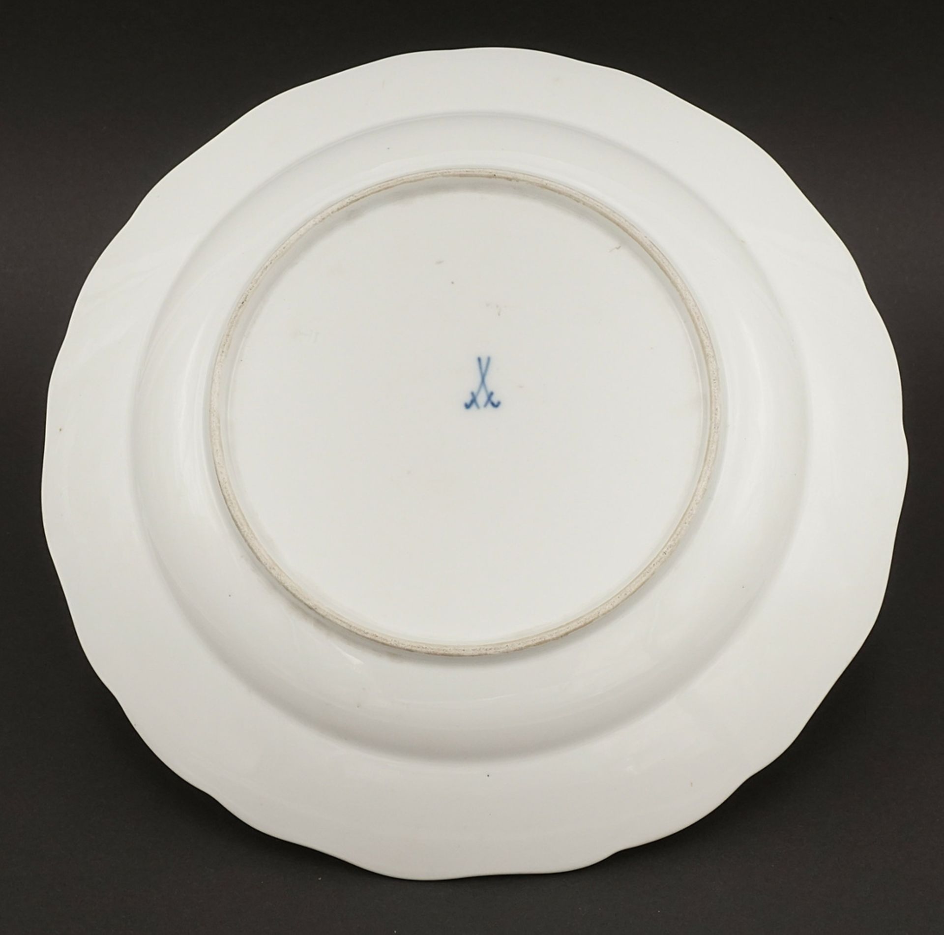 Meissen Teller mit indischer Malerei, 1815 - 1923 - Bild 2 aus 2