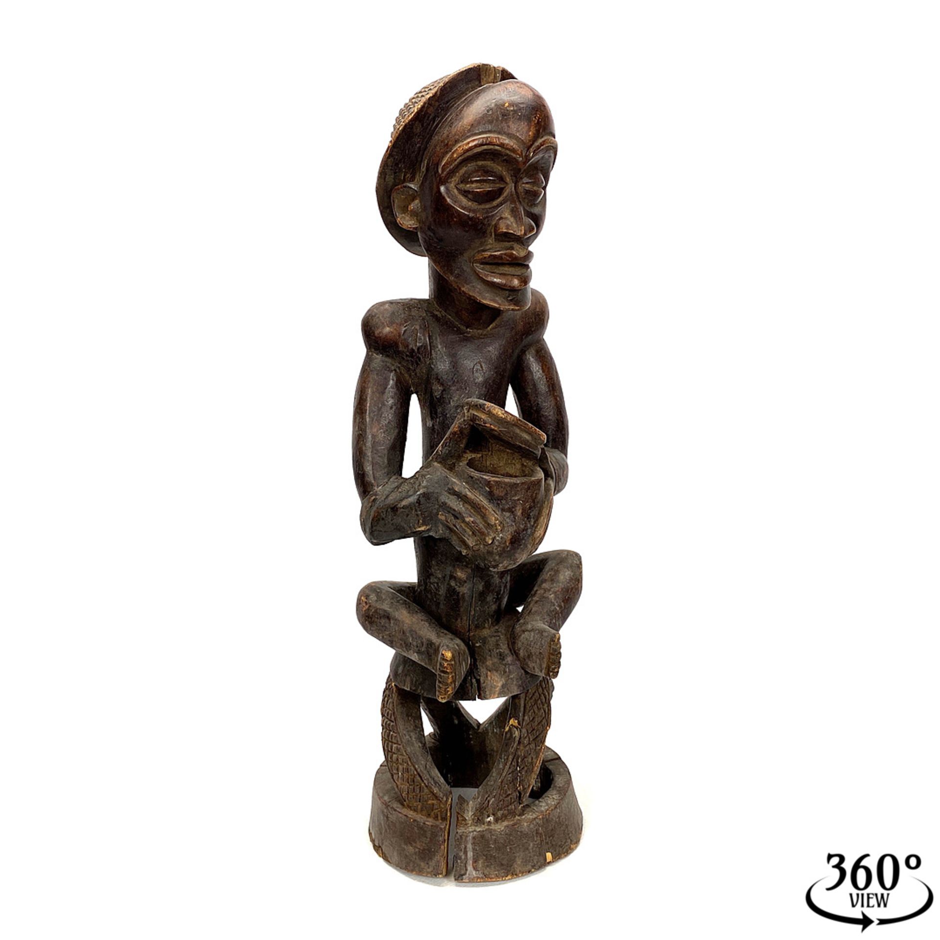 Sitzende männliche Figur, DR Kongo