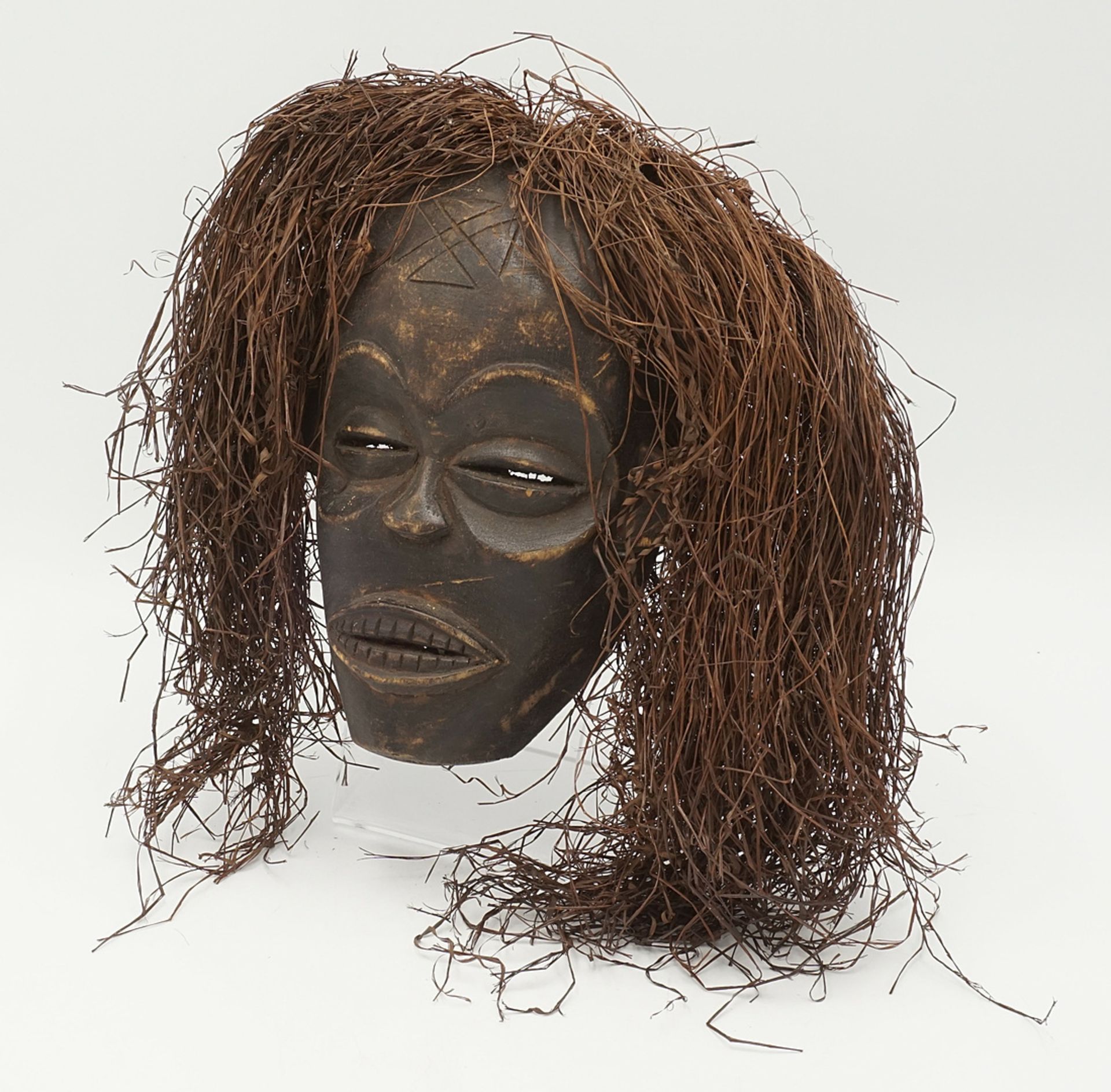 Small Mwana Pwo mask of the Chokwe people, Angola