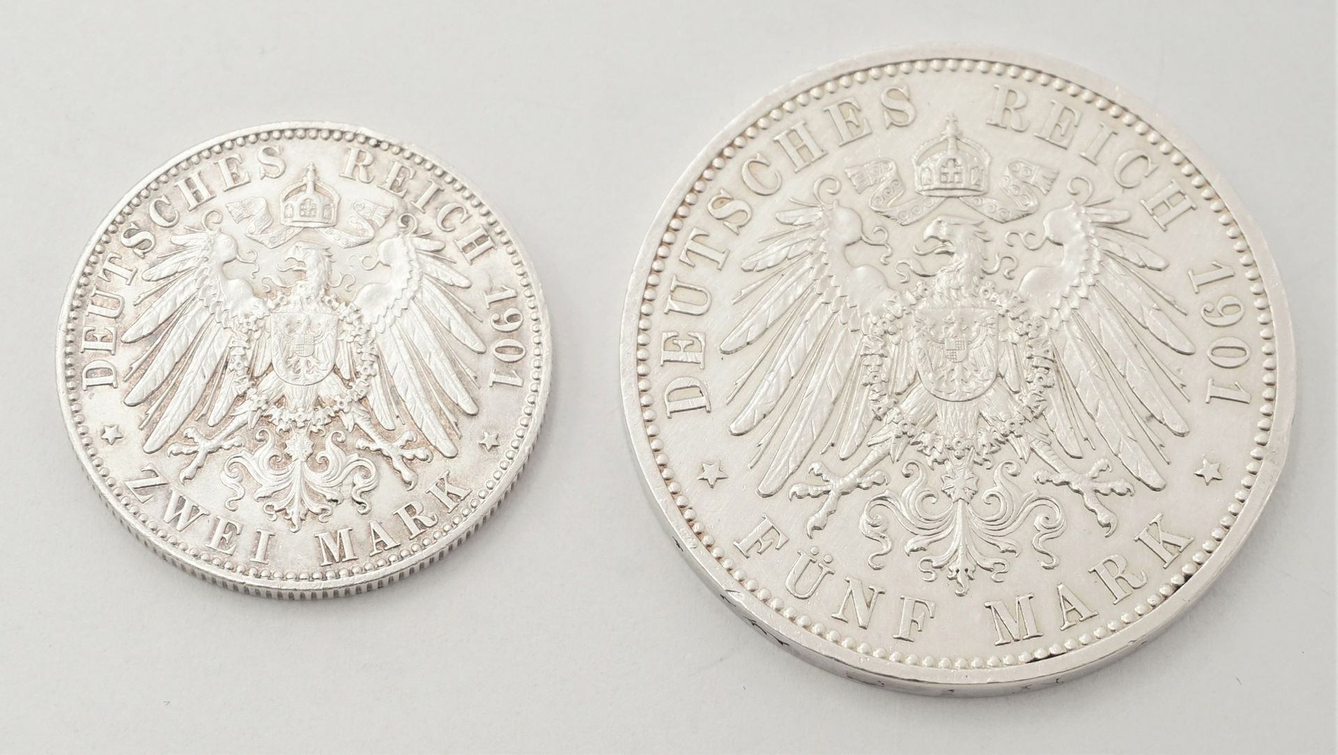 Zwei Münzen Deutsches Reich "200 Jahre Preußen" - Bild 2 aus 2