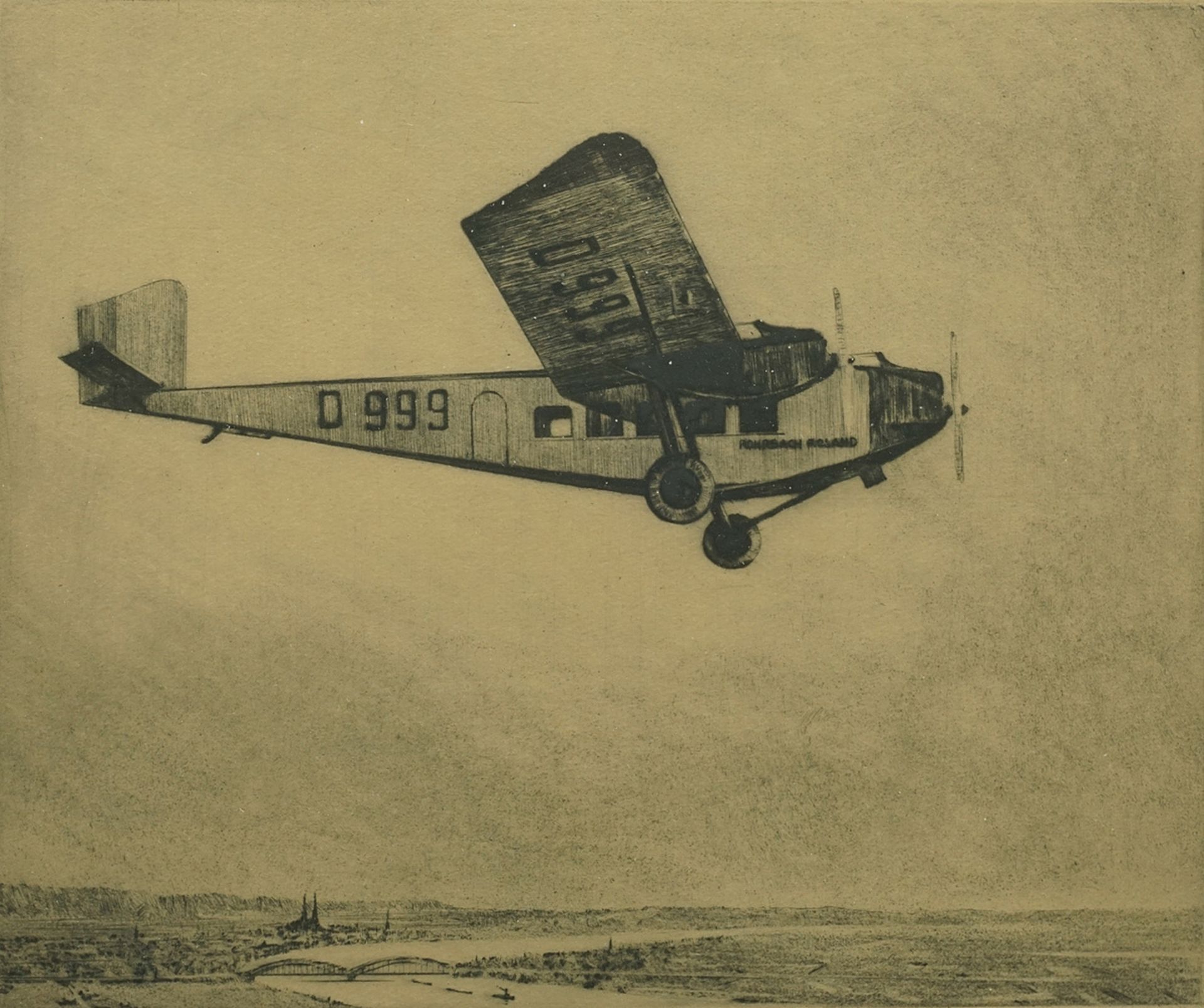 Walter Hemming (1894-1979), Airplane type Rohrbach Roland
