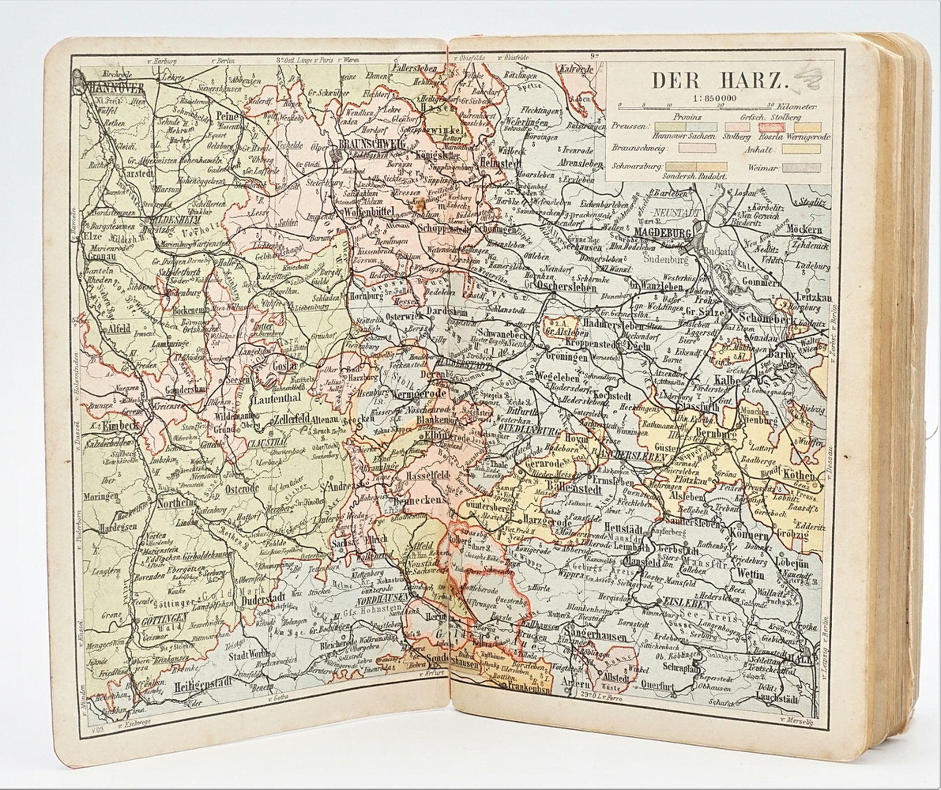 Two travel guides Harz and biography of the Duke of Brunswick - Image 3 of 5