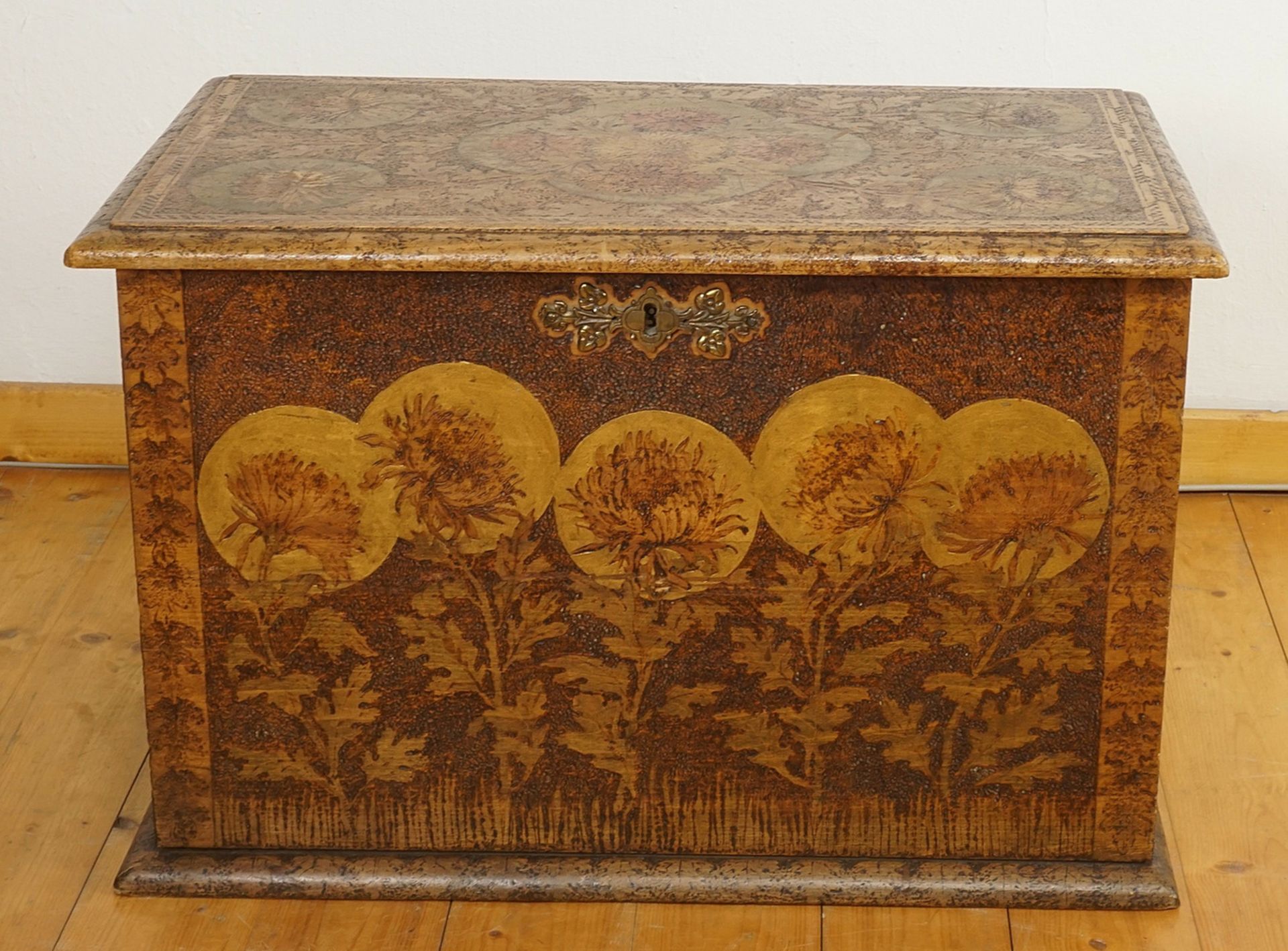 Small wooden chest, beech - Image 3 of 6