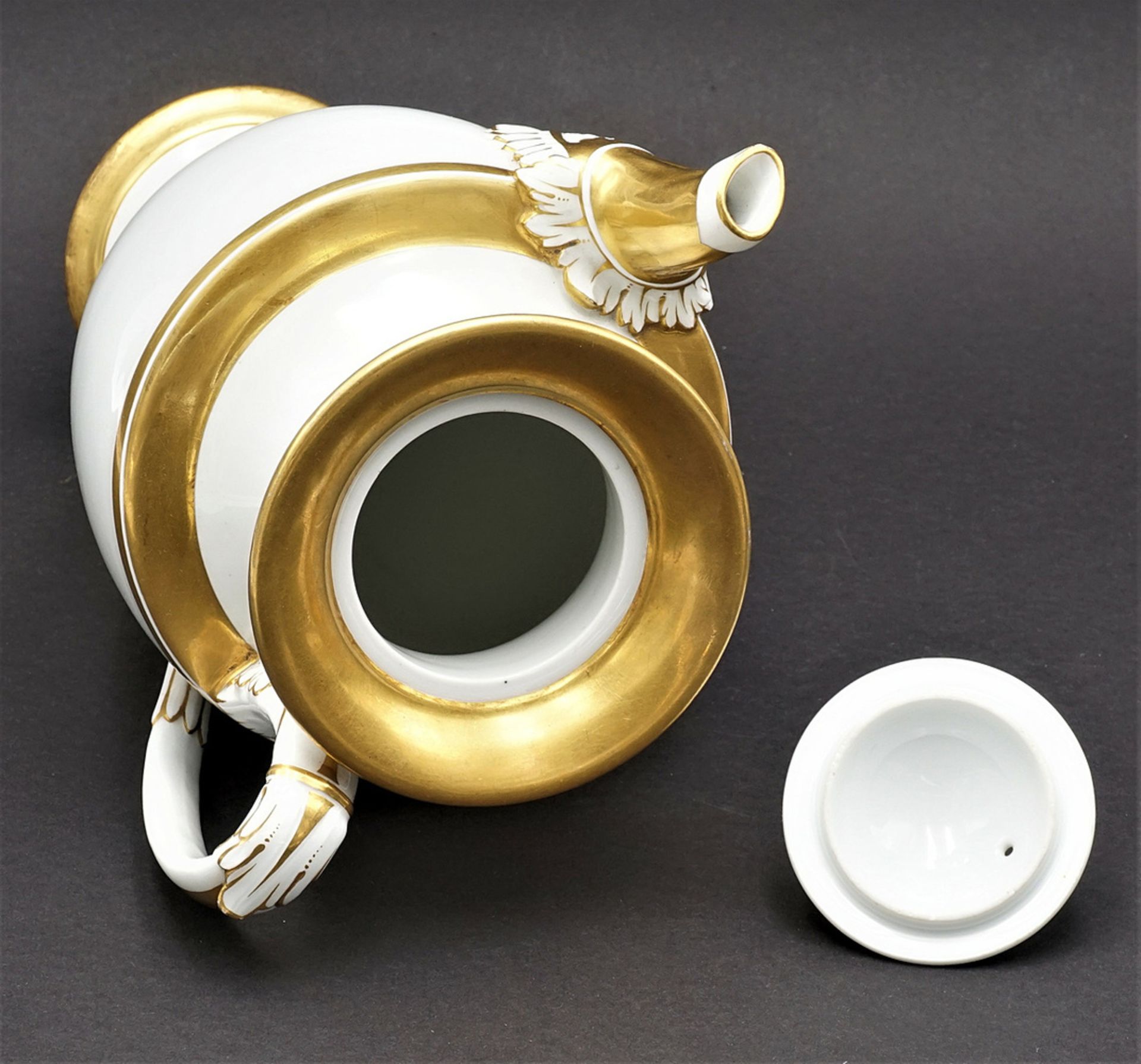 Meissen Empire coffee pot, 1815 - 1923 - Image 4 of 5