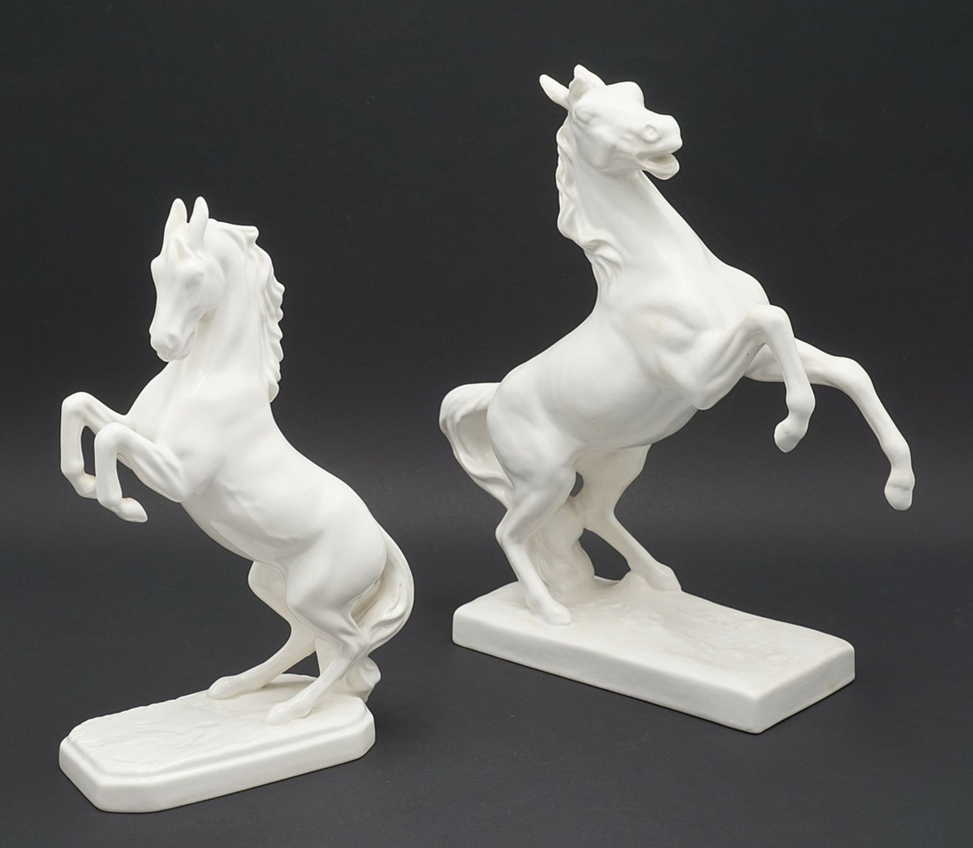 Two Goebel horse figures