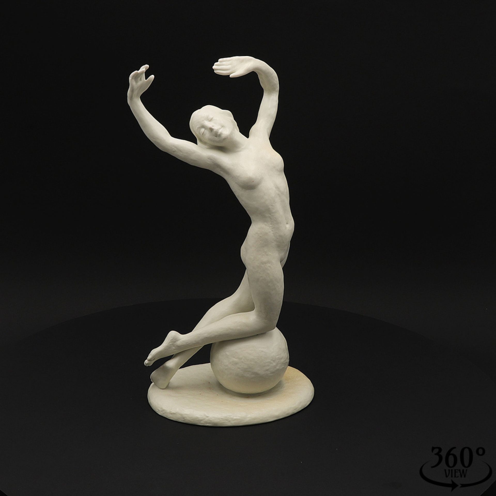 Schaubach-Kunst Female nude on a ball