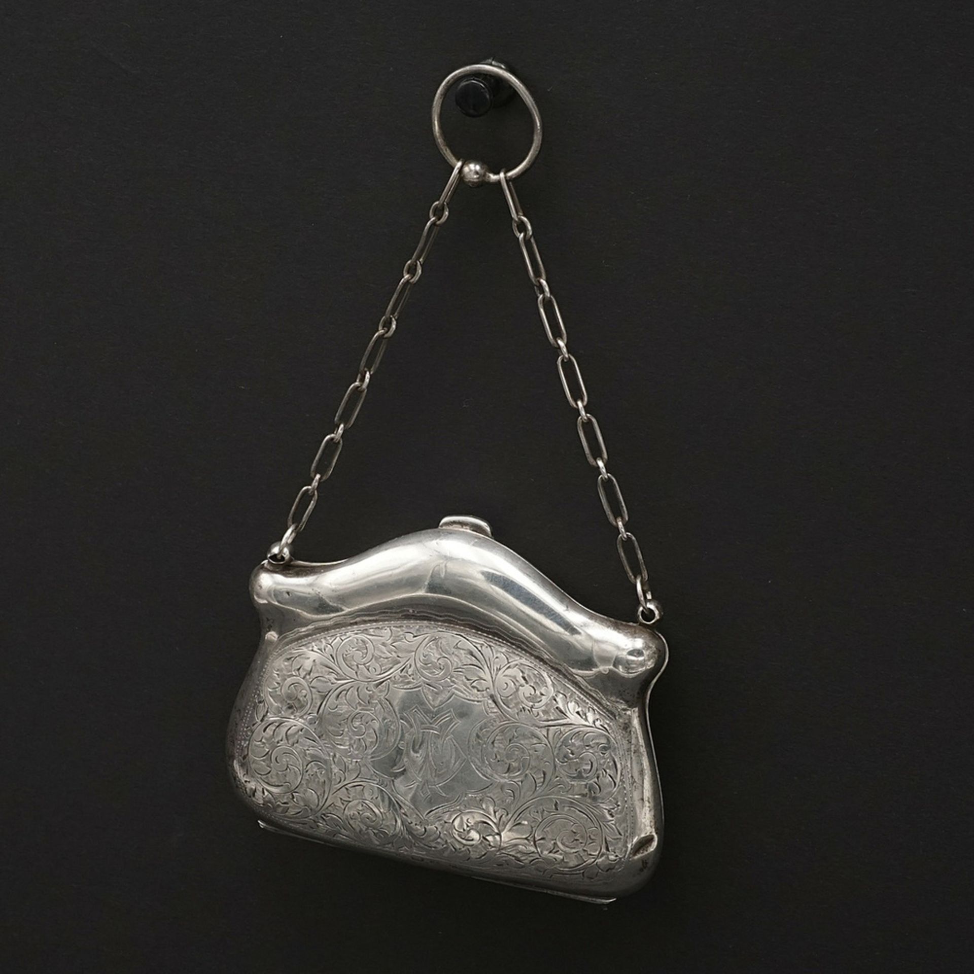 Silver wallet / bag, Art Nouveau - Image 3 of 5