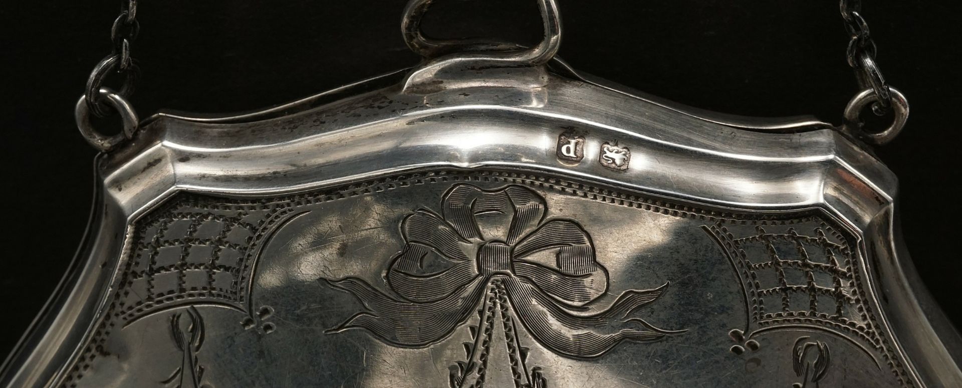 Silver wallet / bag, Art Nouveau - Image 4 of 6