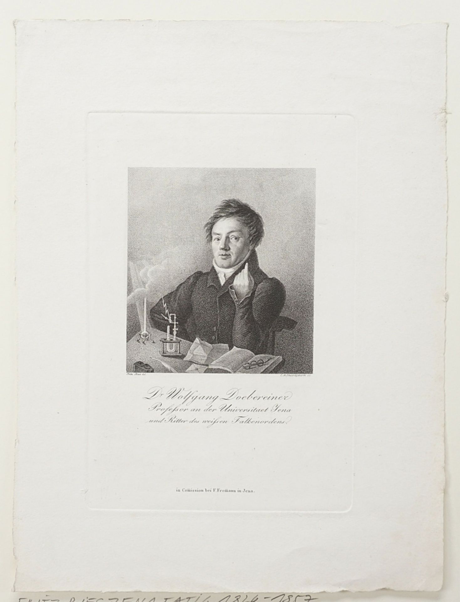 Carl August Schwerdgeburth (1785-1878), "Dr. Wolfgang Doebereiner" - Image 3 of 3