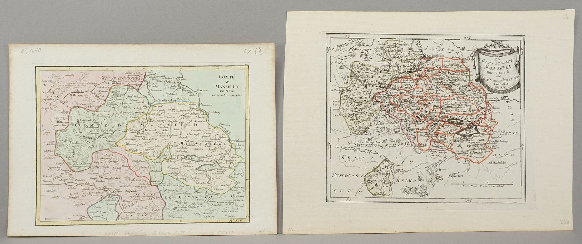 Two maps Mansfeld