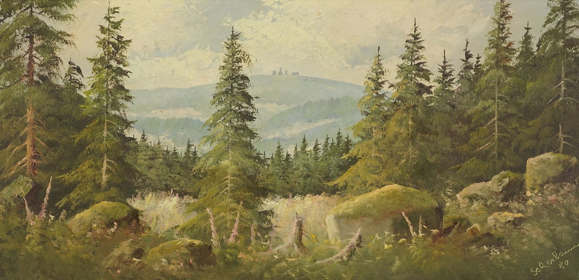 Rudolf Scherbaum, View of the Brocken