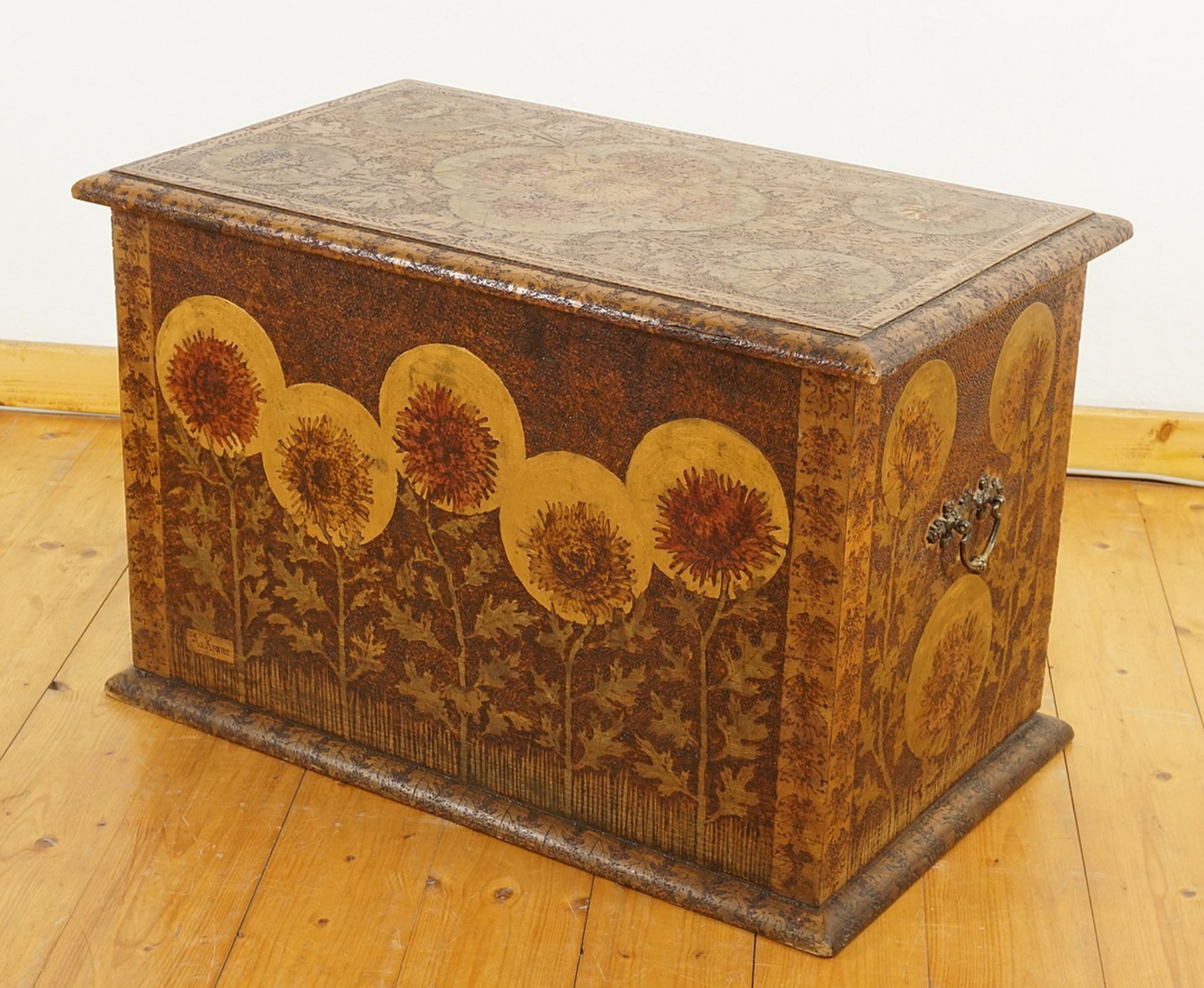Small wooden chest, beech - Image 2 of 6