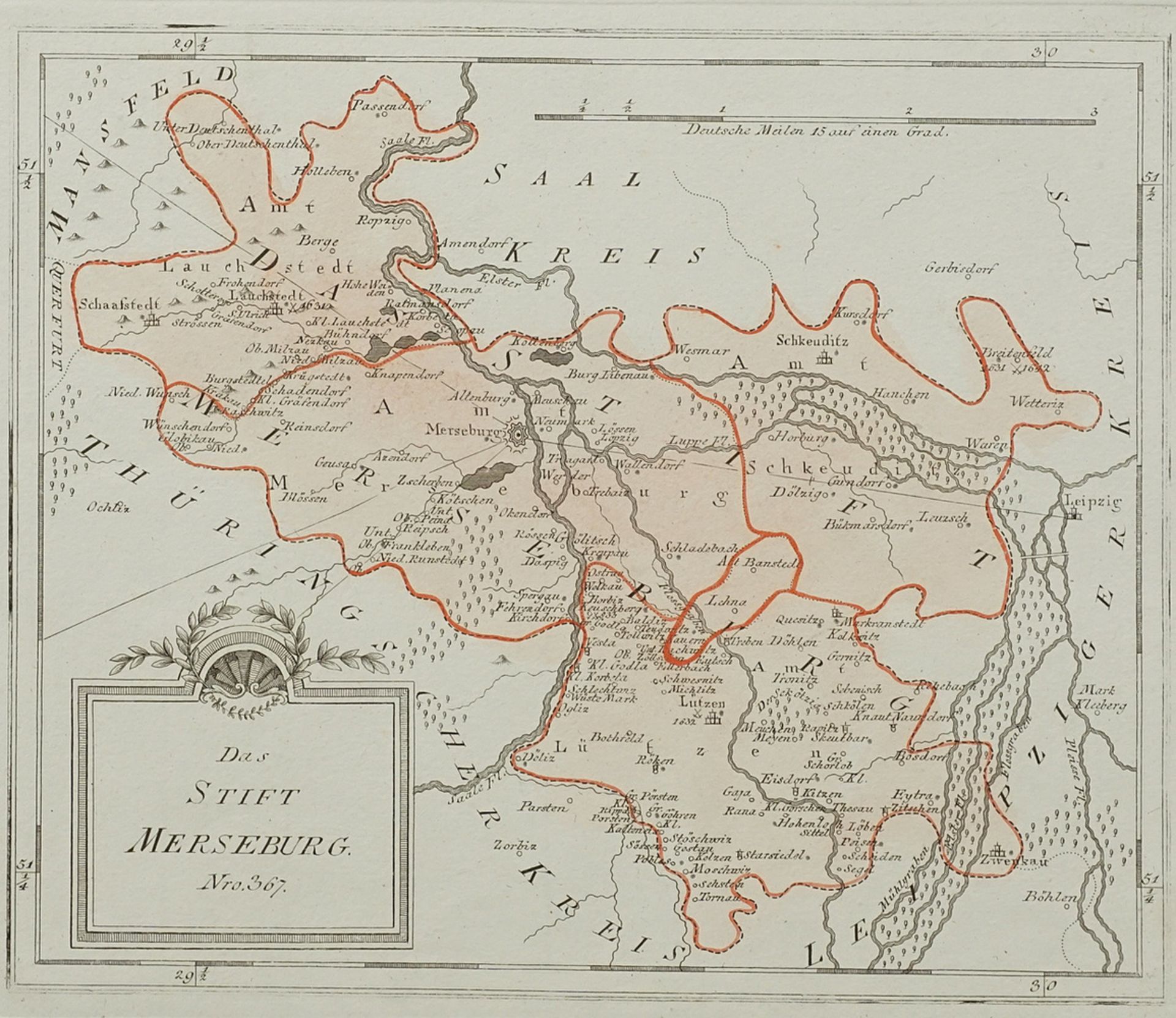 Two maps of Merseburg - Image 3 of 3