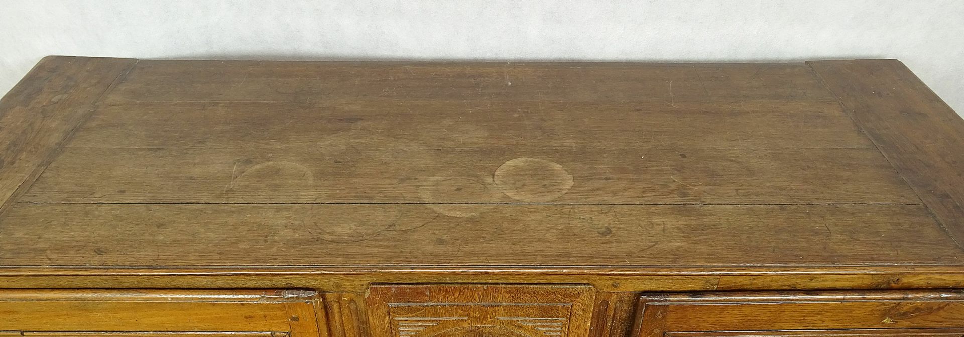 Richly carved French chest of drawers, walnut  - Image 4 of 4
