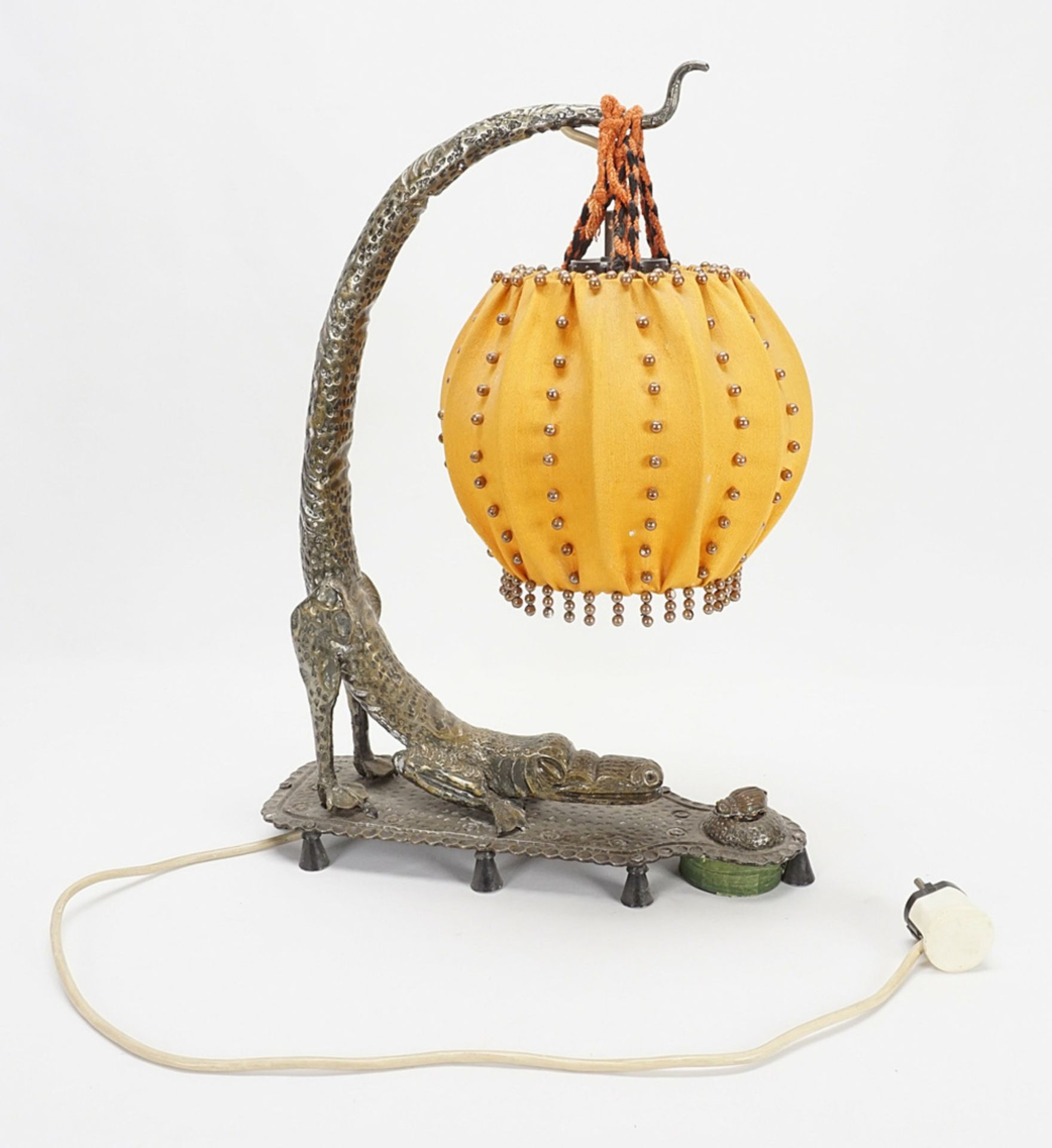 "Lizard and Beetle" table lamp, 20th century - Image 2 of 4