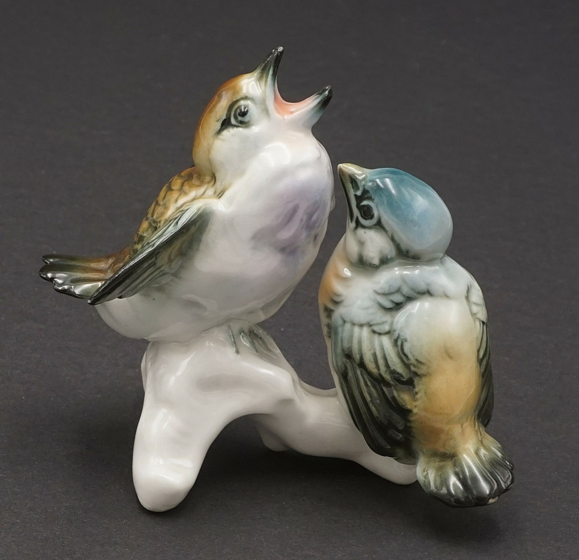 Two porcelain factory Karl Ens Volkstedt bird figures   - Image 3 of 8