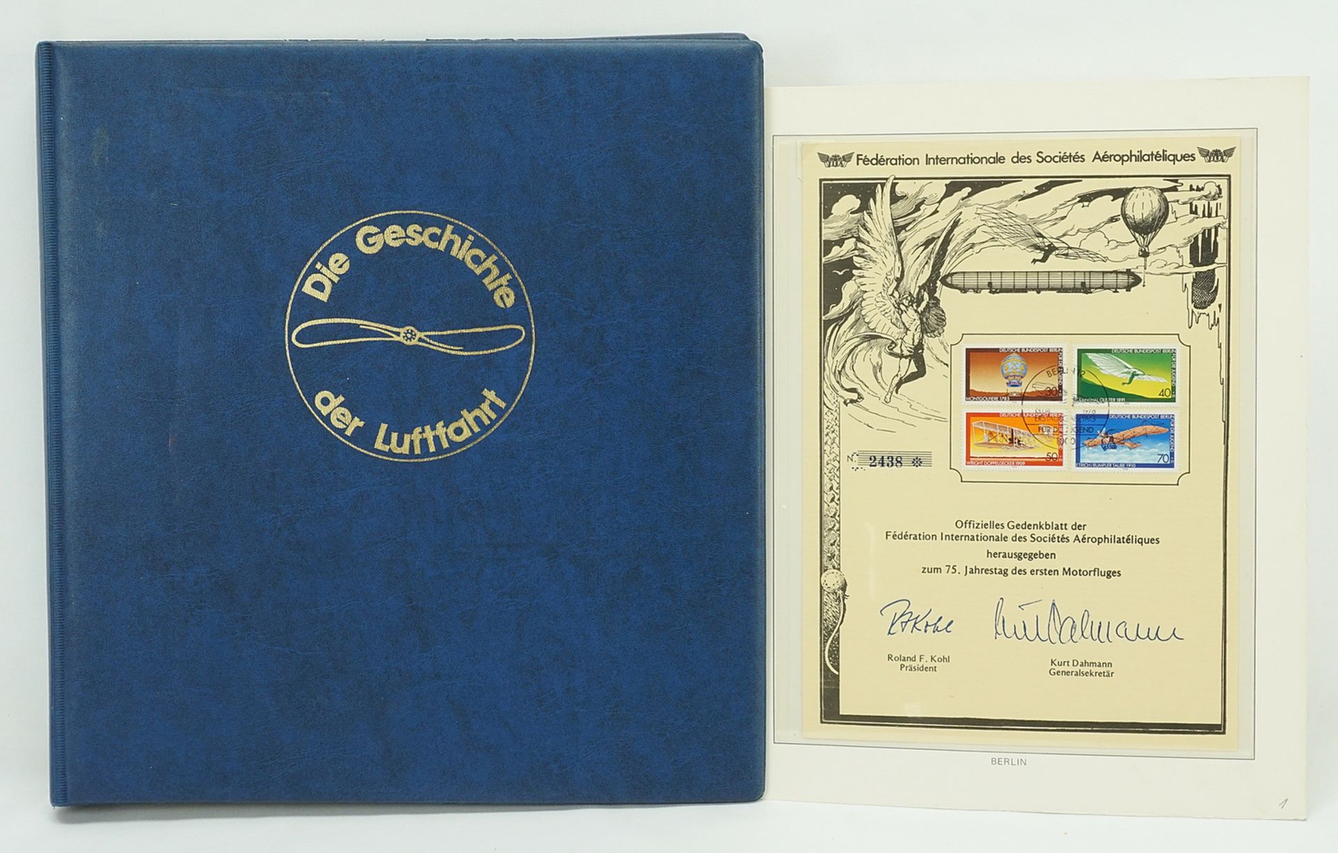 Briefmarkensammlung "Die Geschichte Der Luftfahrt"