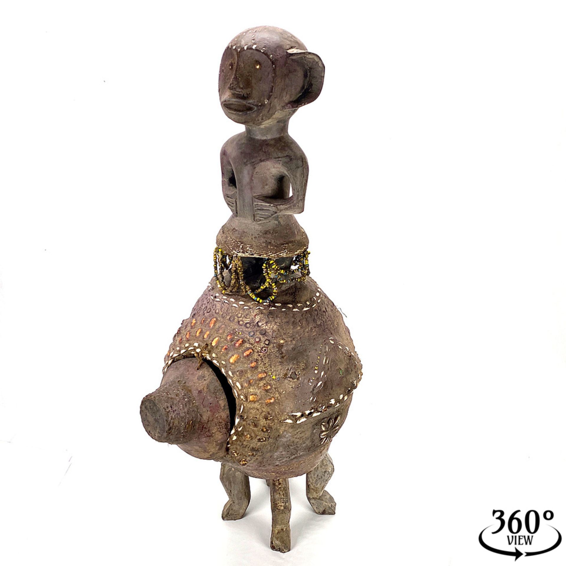 Figurative vessel of the Luba, DR Congo