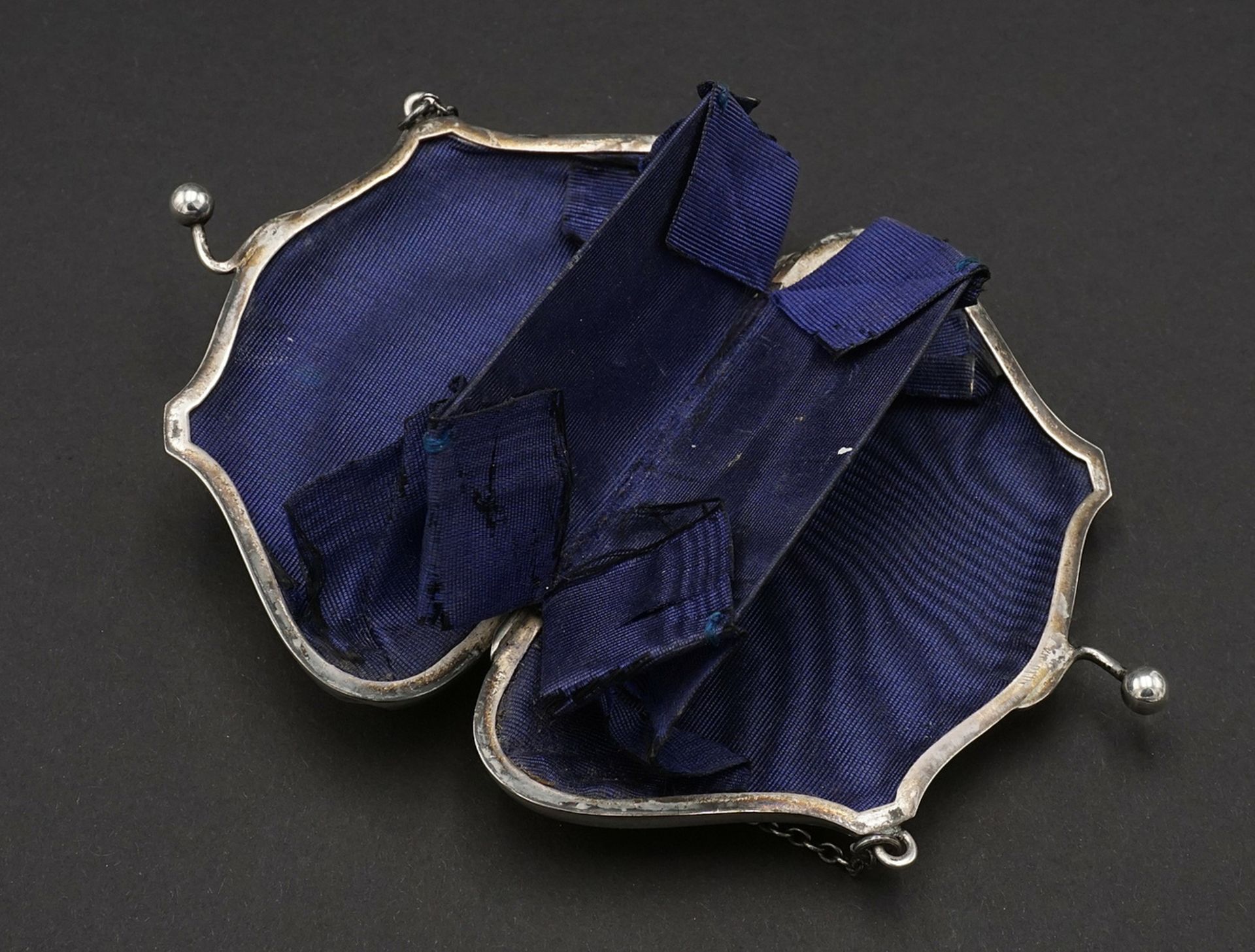 Silver wallet / bag, Art Nouveau - Image 6 of 6