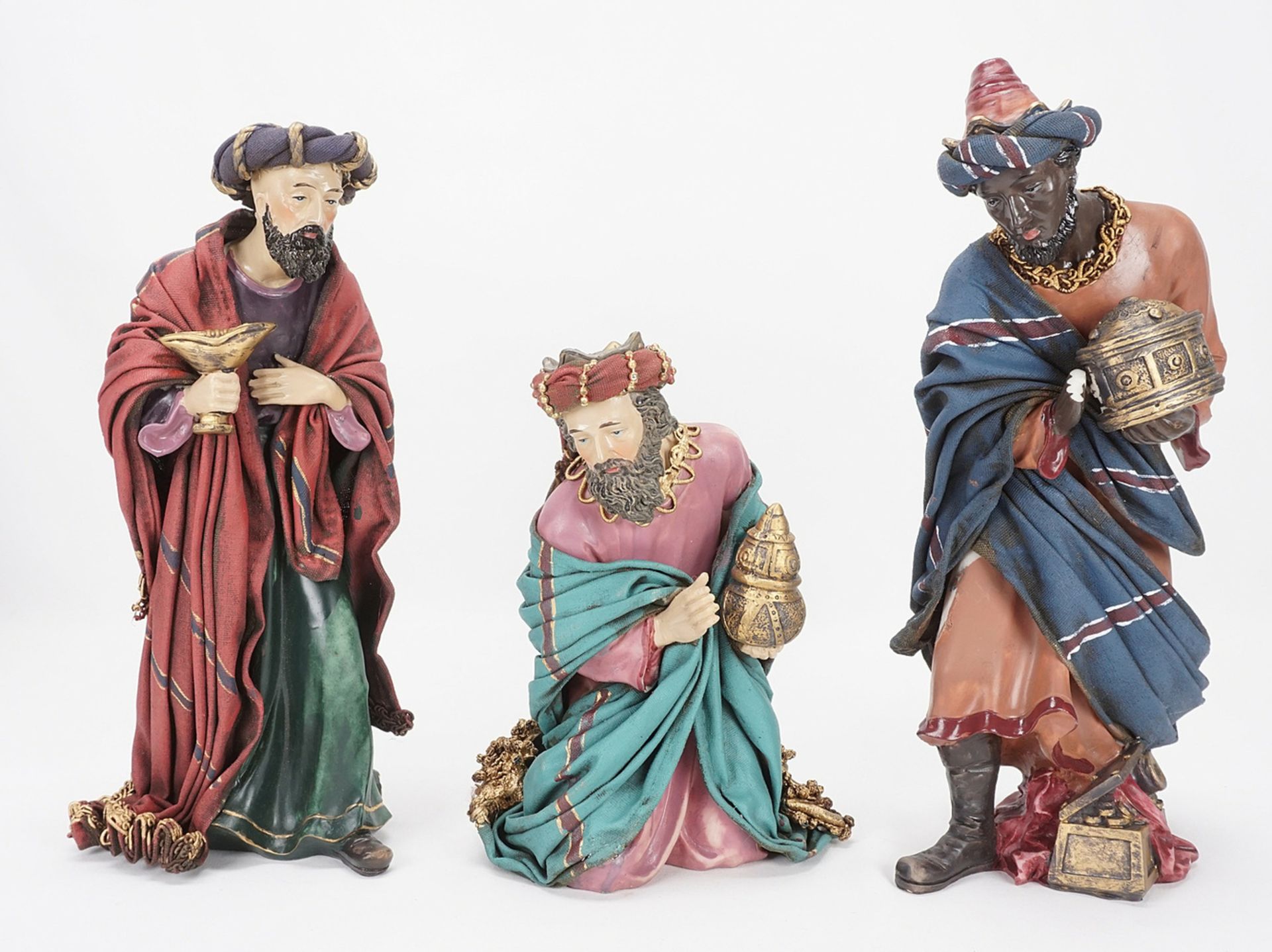 Eleven nativity figurines, 20th century - Image 4 of 7
