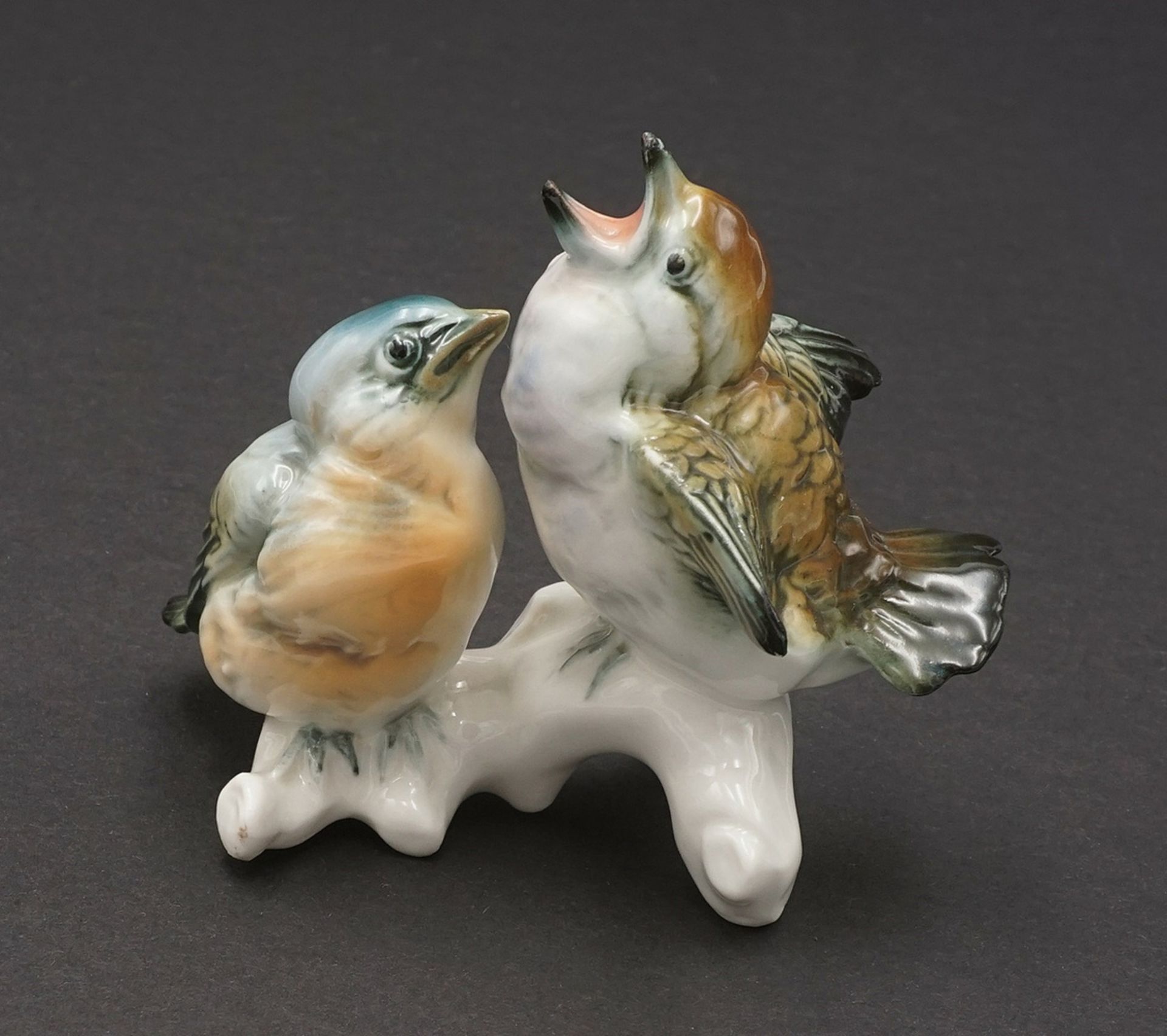 Two porcelain factory Karl Ens Volkstedt bird figures   - Image 2 of 8