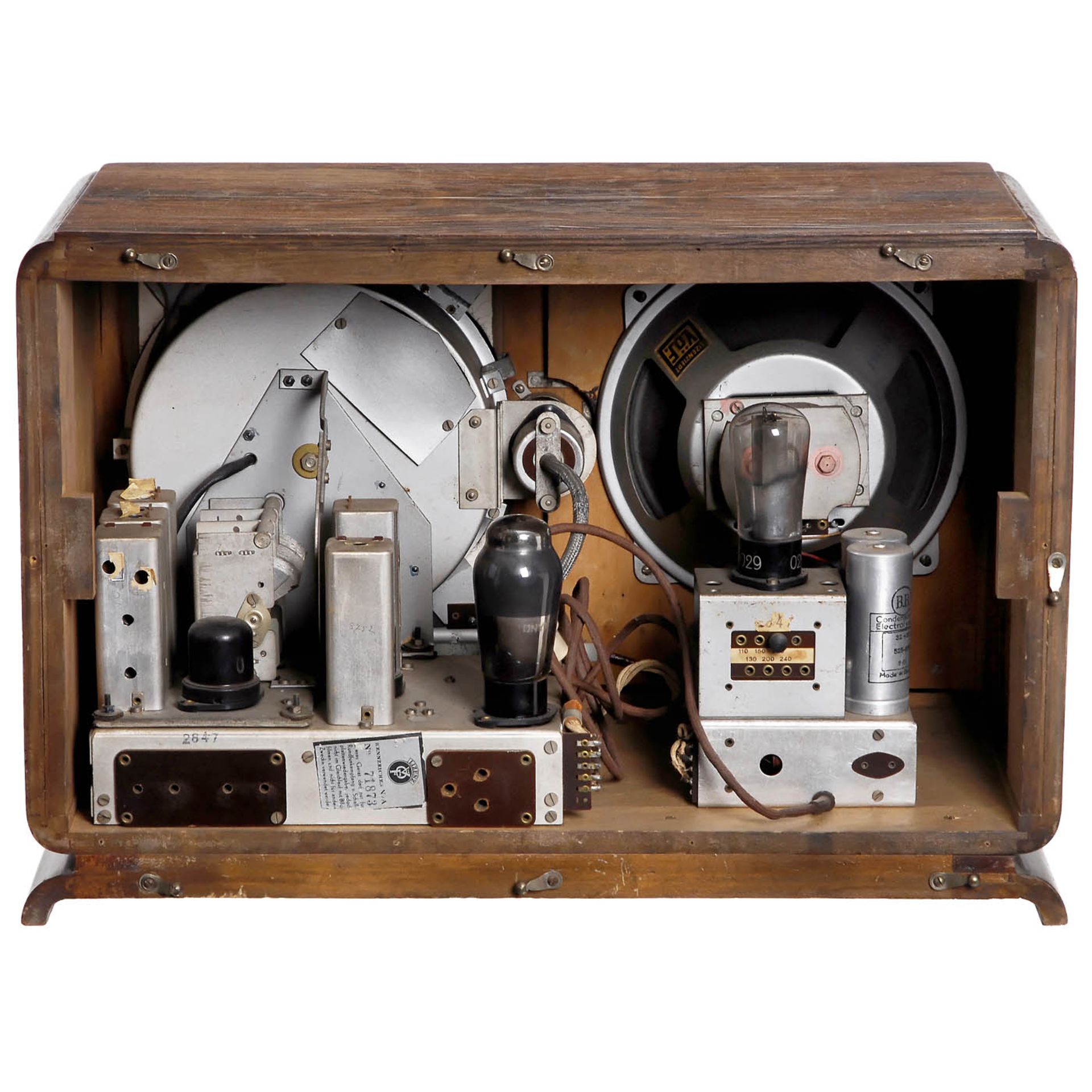 Ingelen Geographic 39W Radio Receiver, c. 1938 - Bild 2 aus 2