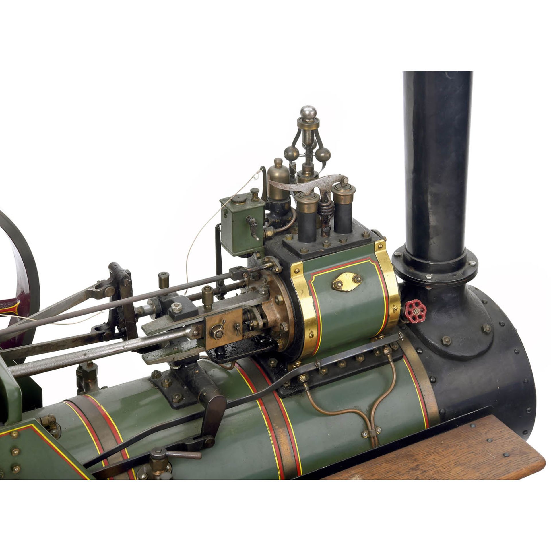 Three-Inch Scale Model of a Burrell Live Steam Traction Engine, c. 1975 - Bild 6 aus 6