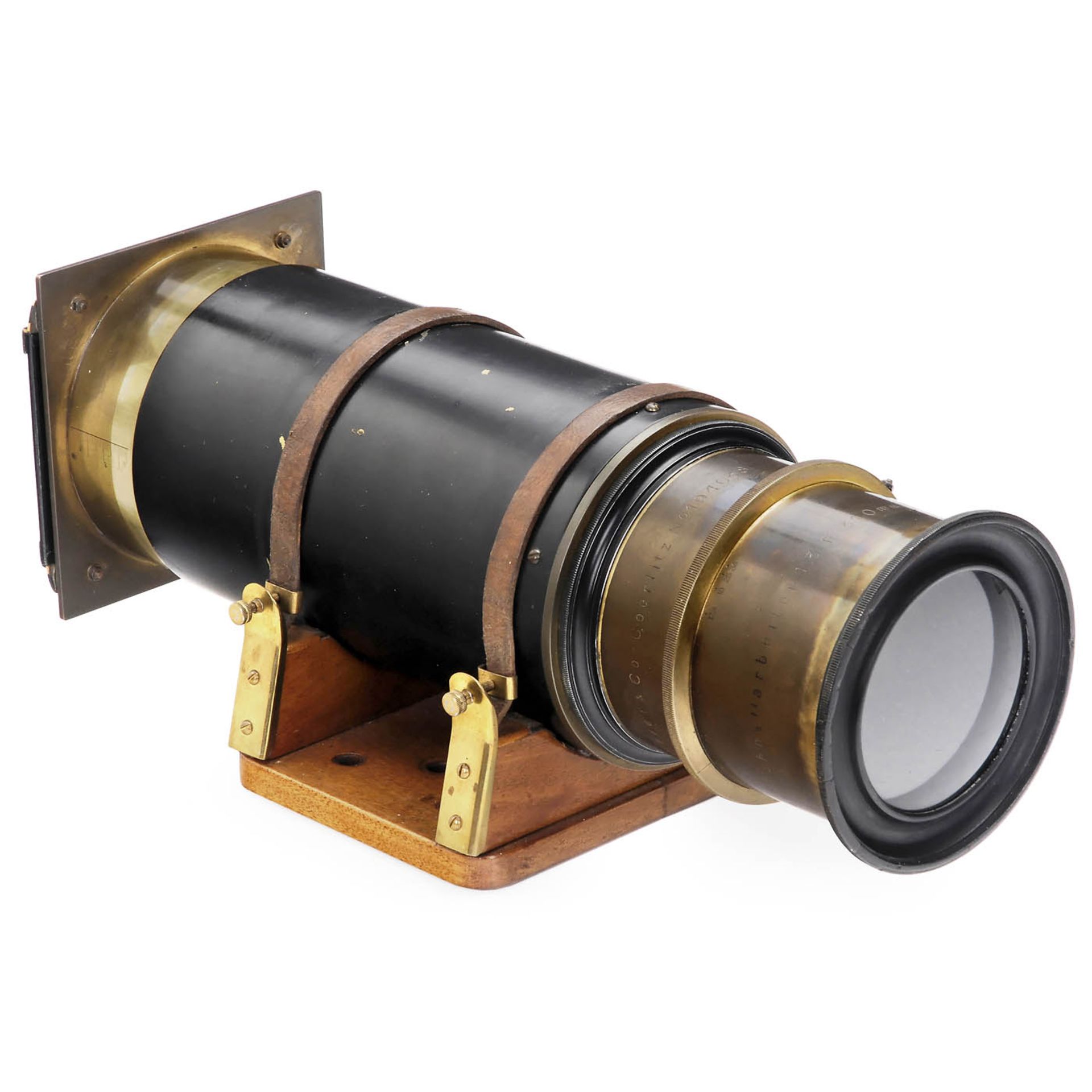 Long Distance Camera with "Meyer Atelier-Schnell­arbeiter 3/310 mm", c. 1920
