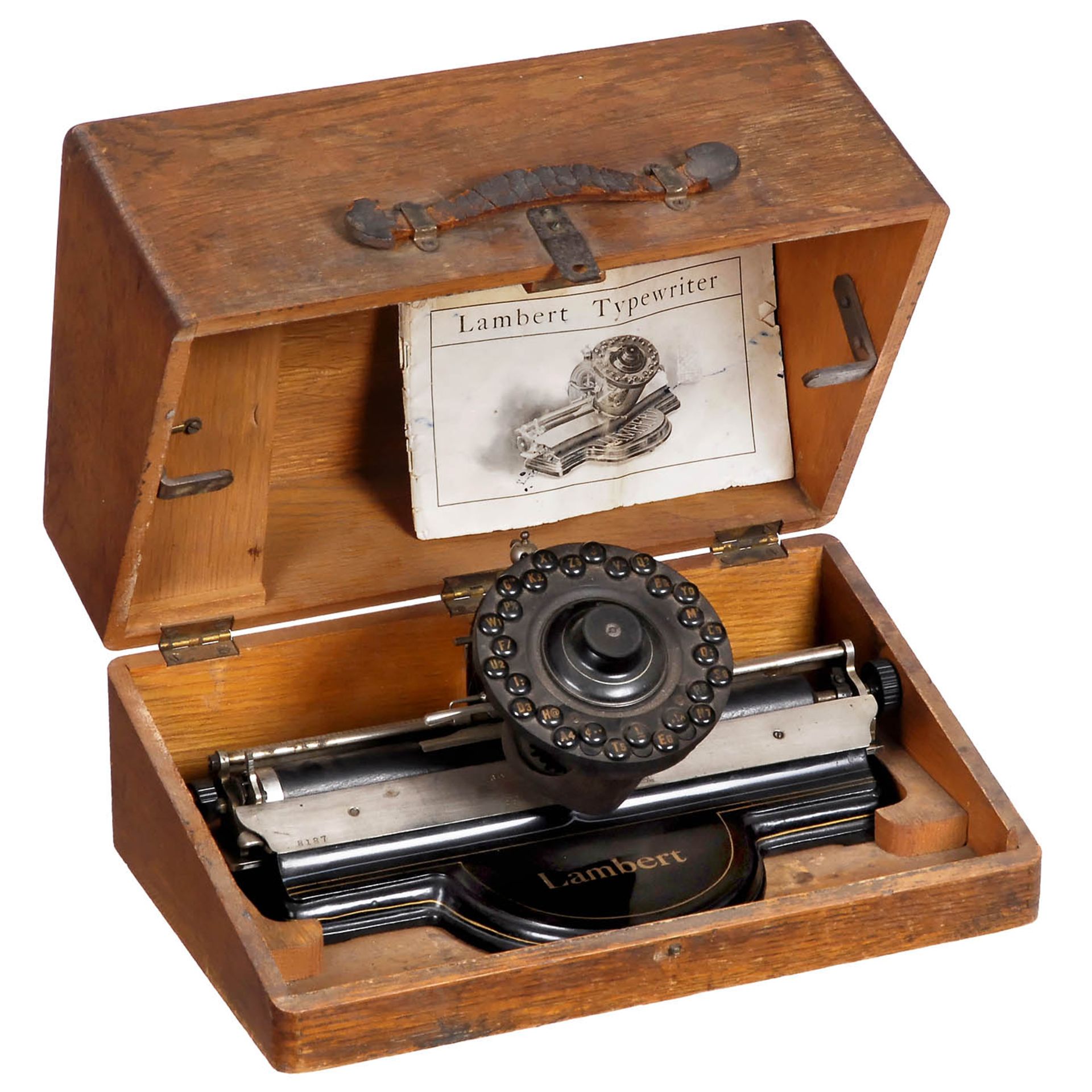 "Lambert" Model 3 Typewriter, c. 1903