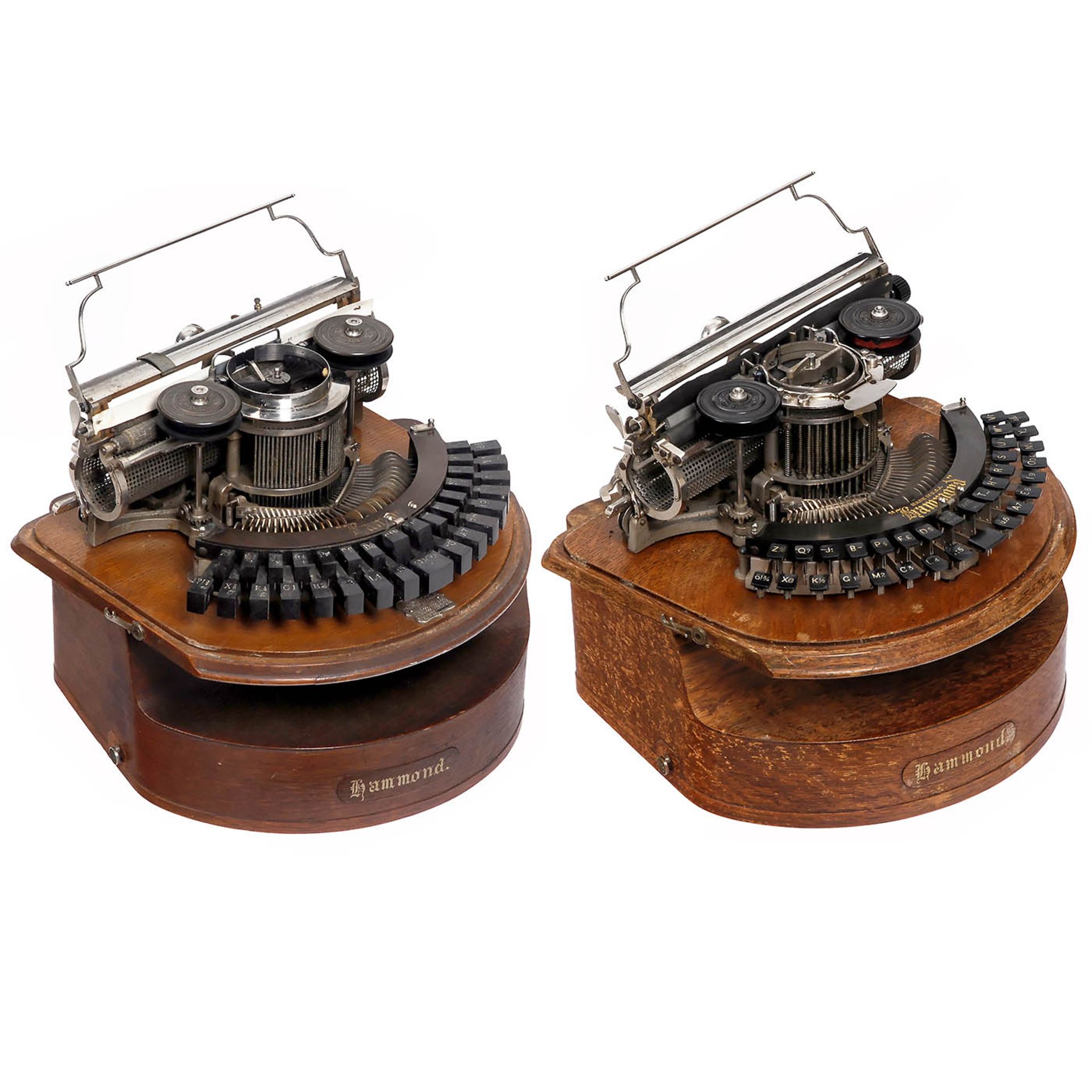 Two Hammond Typewriters