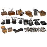 Parts and Accessories for Historical Telephones, c. 1890 onwards.